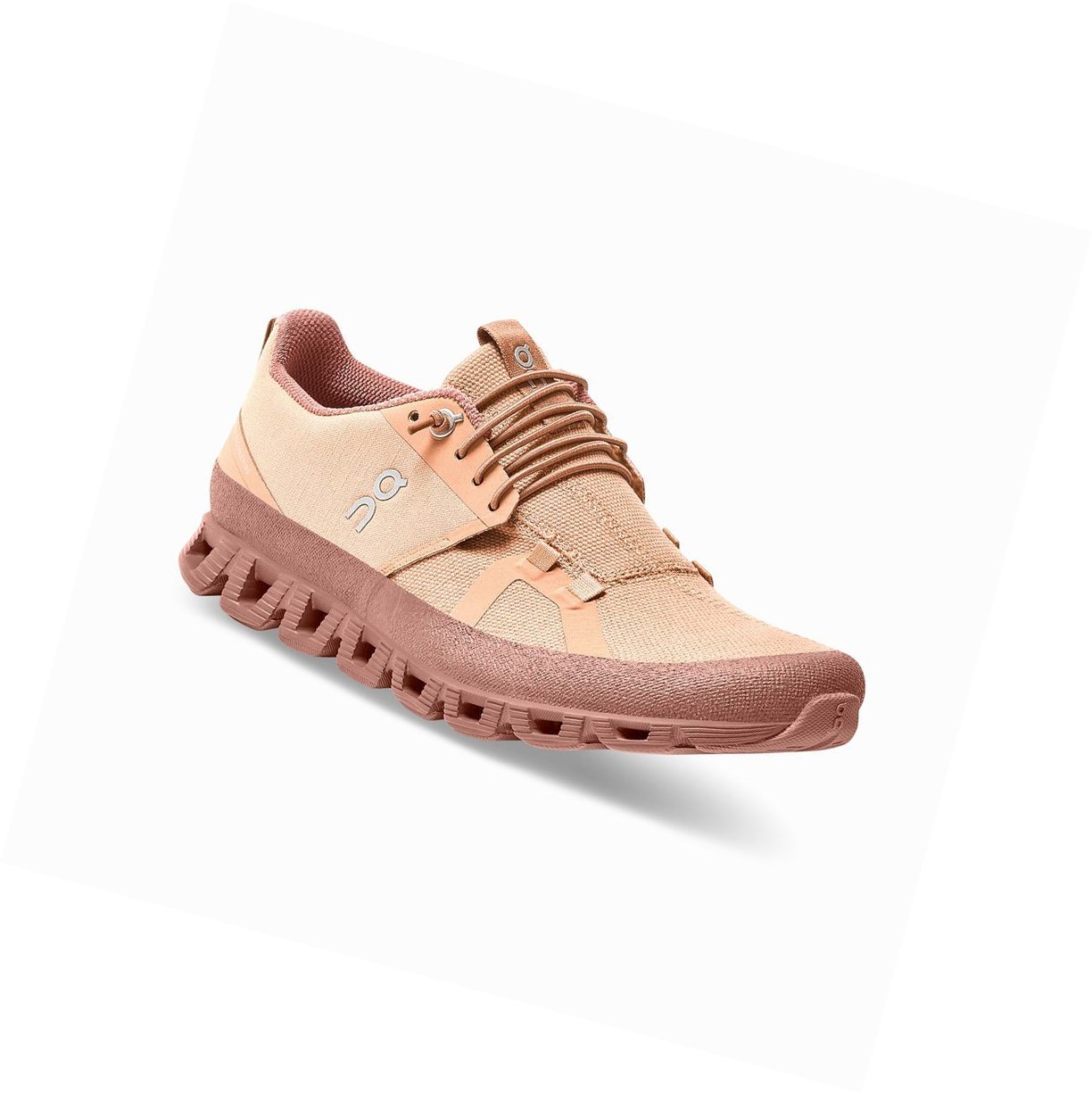 Brown Rose On Cloud Dip Women's Road Running Shoes | 1572QEOAJ