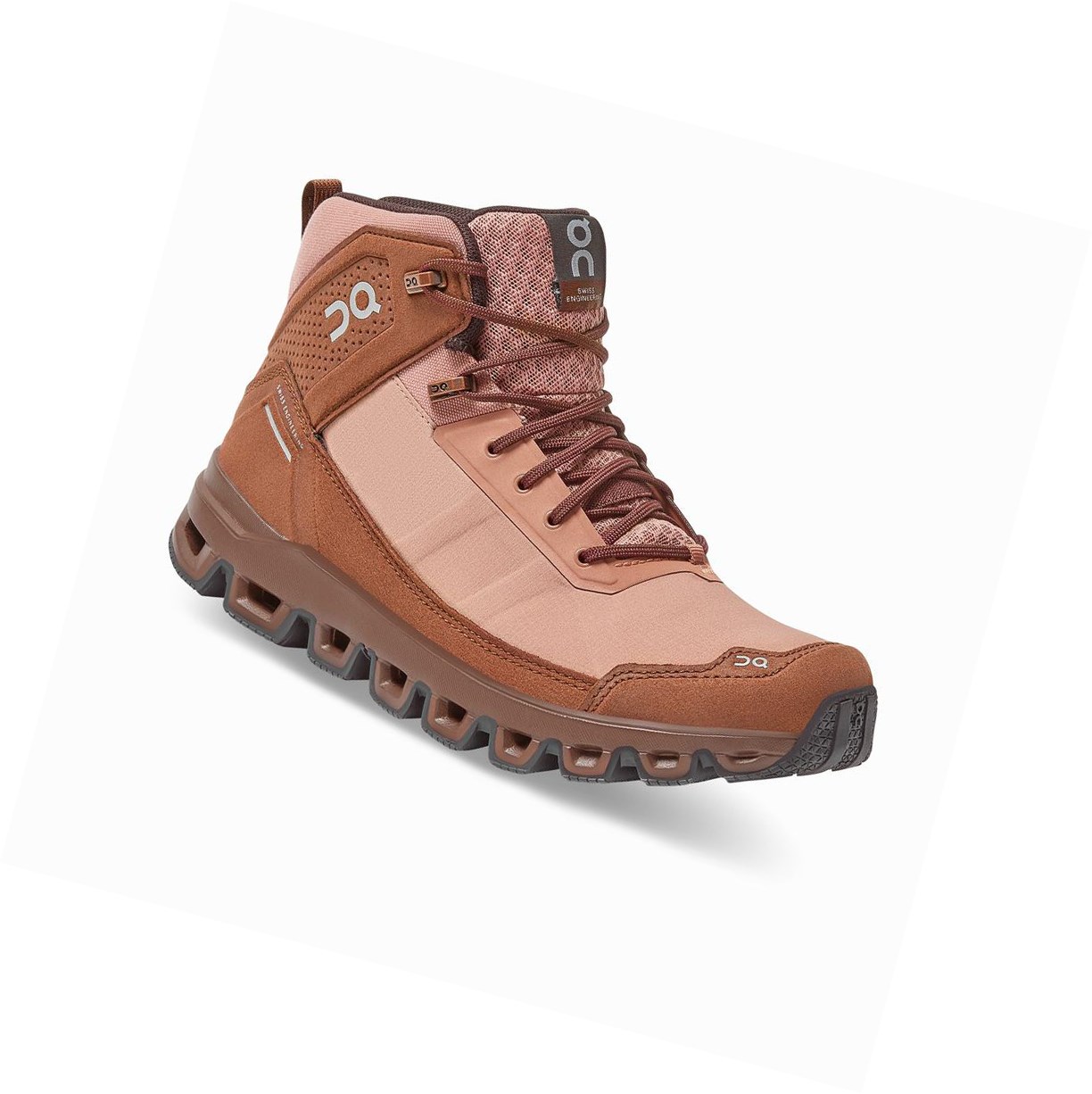 Brown Rose On Cloudridge Women's Hiking Shoes | 1397KWJOZ