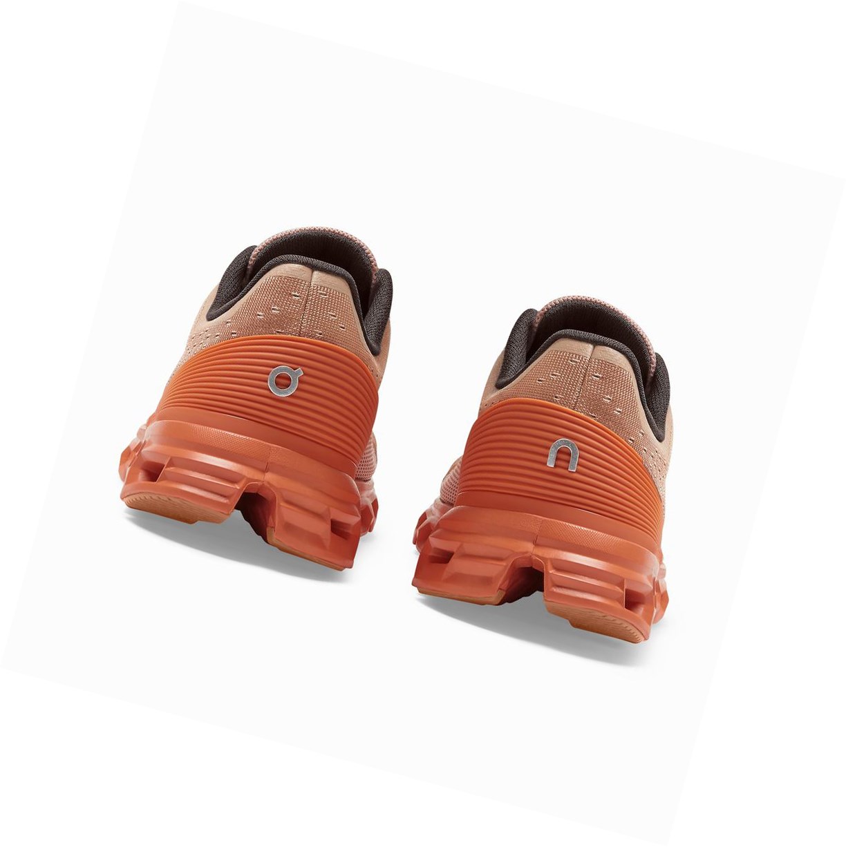 Brown Rose On Cloudstratus Women's Road Running Shoes | 7036IEPHL