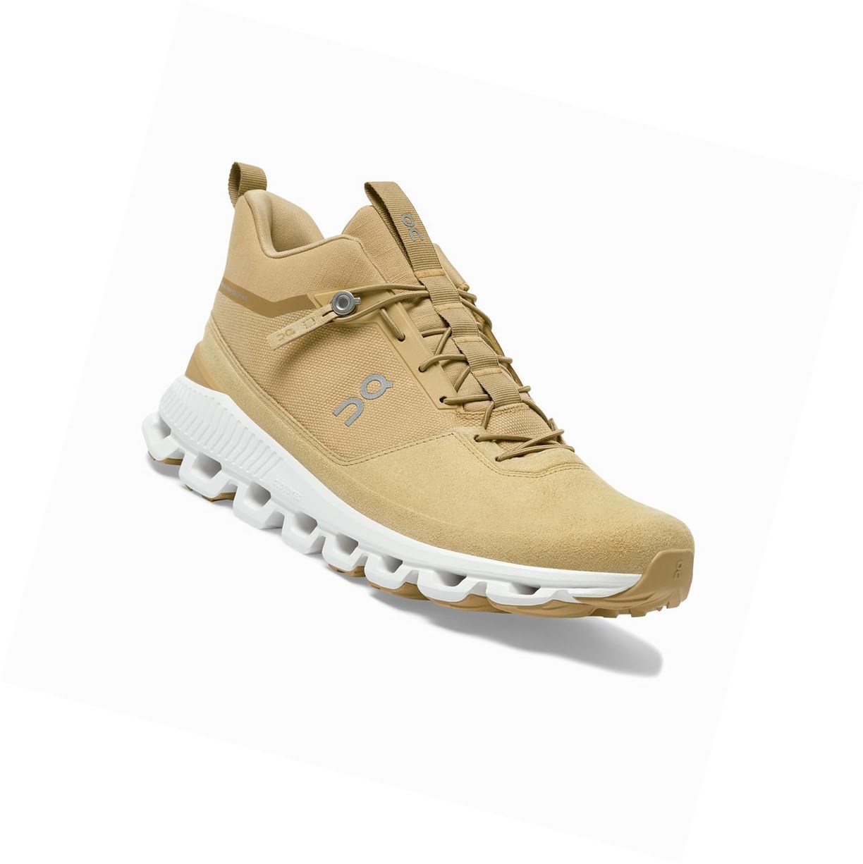 Brown / Yellow On Cloud Hi Men's Sneakers | 0367GXTLA