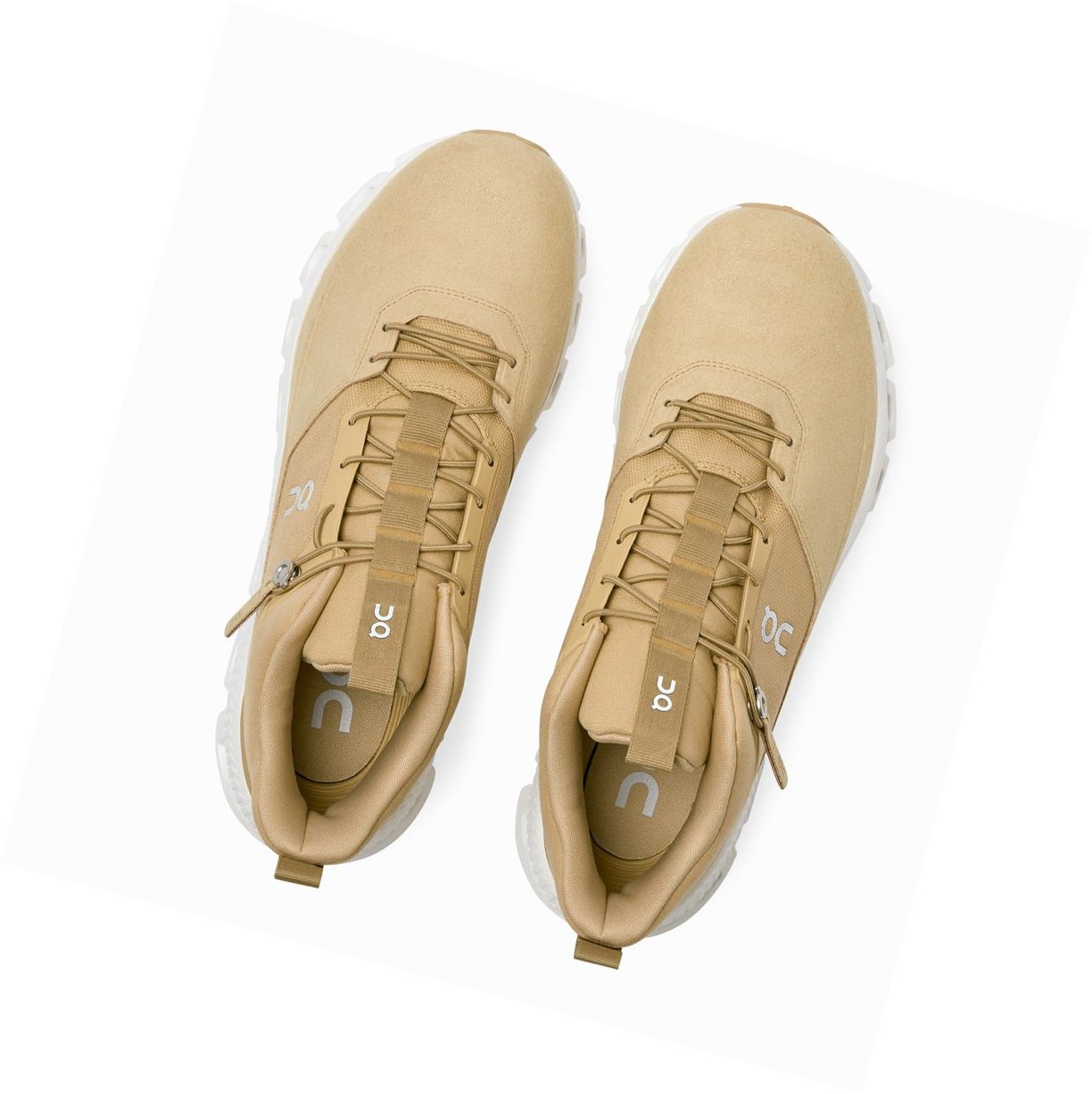 Brown / Yellow On Cloud Hi Men's Sneakers | 0367GXTLA