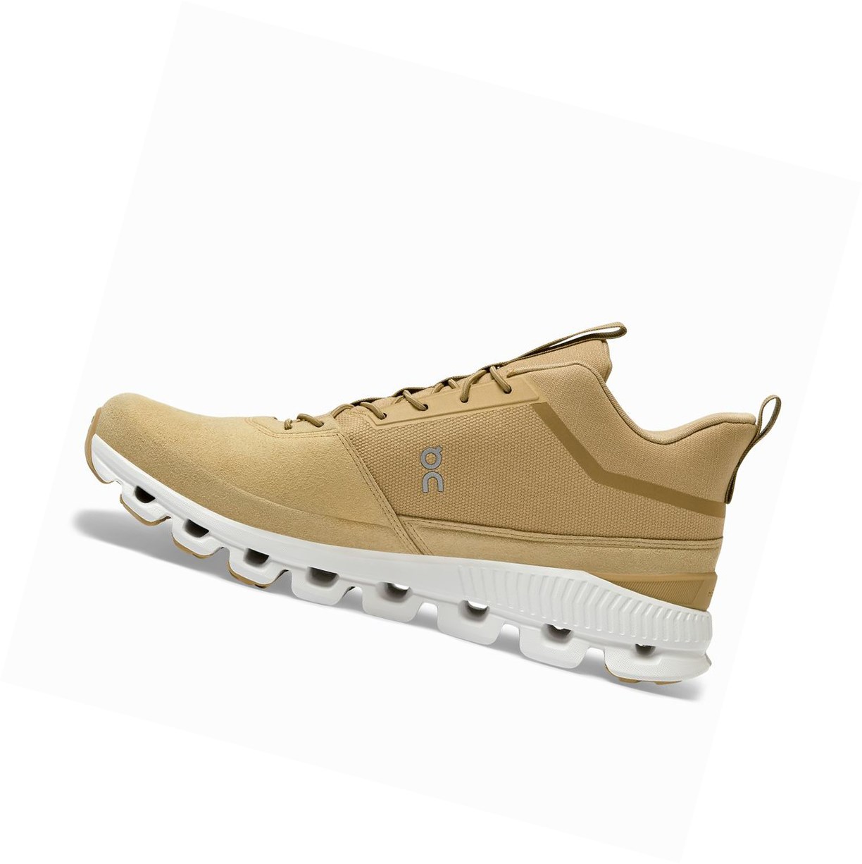 Brown / Yellow On Cloud Hi Men's Sneakers | 0367GXTLA