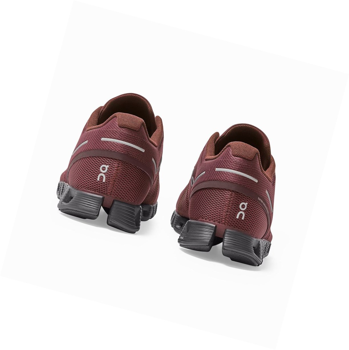 Claret On Cloud Monochrome Men's Road Running Shoes | 0486QGRUB