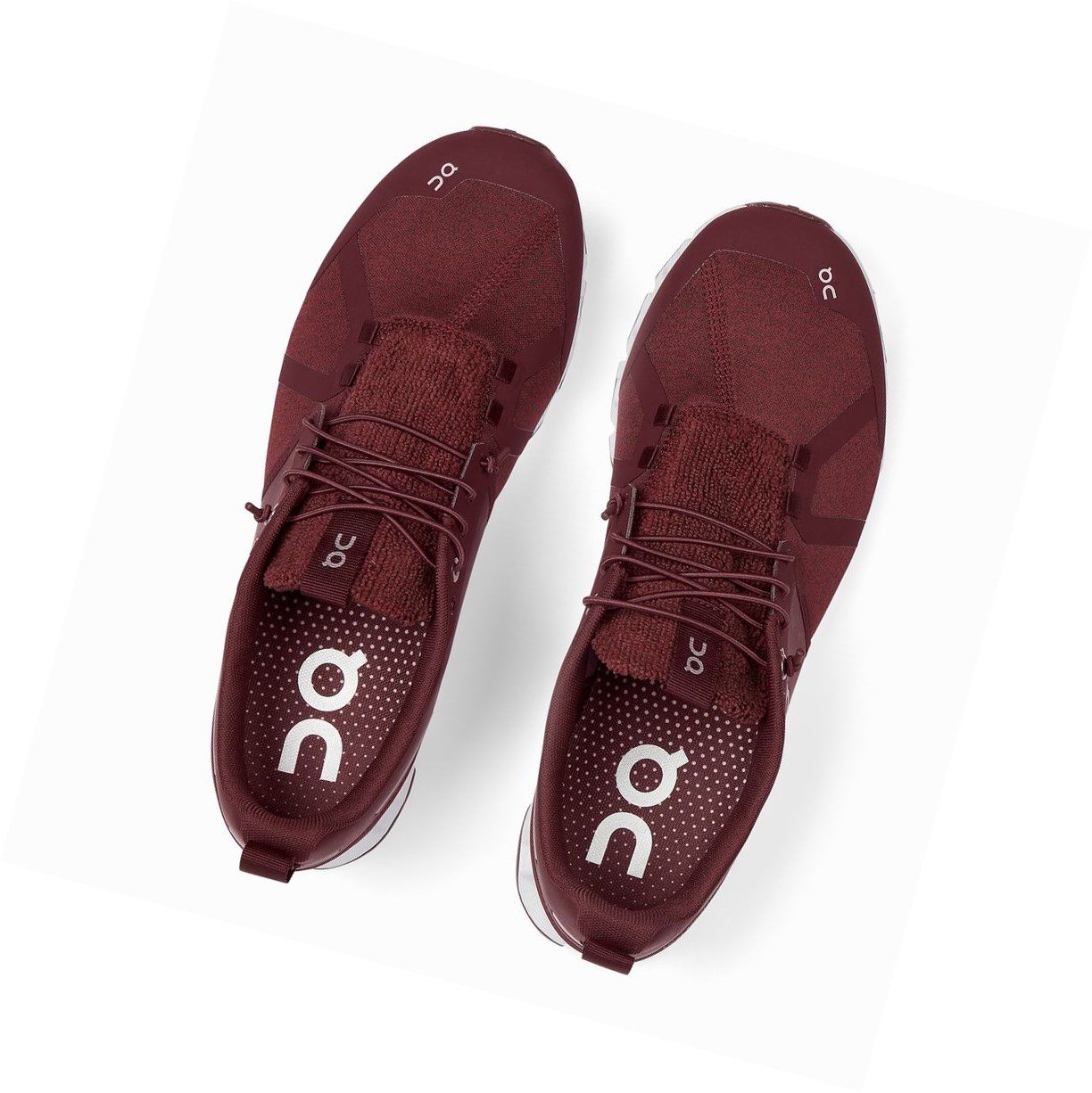 Claret On Cloud Terry Men's Road Running Shoes | 3524SFCPL