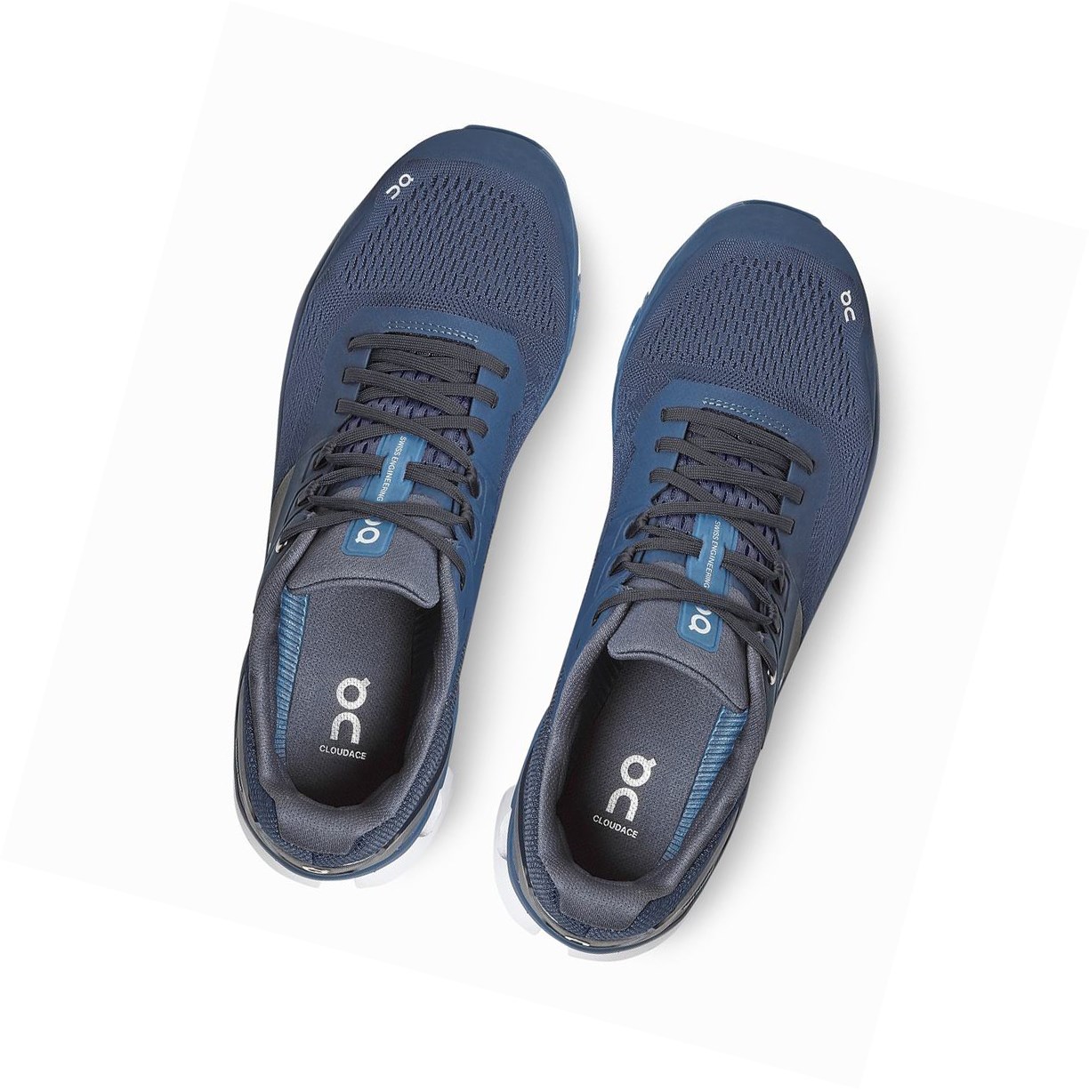 Dark Blue / Navy On Cloudace Men's Road Running Shoes | 5980OZMLG