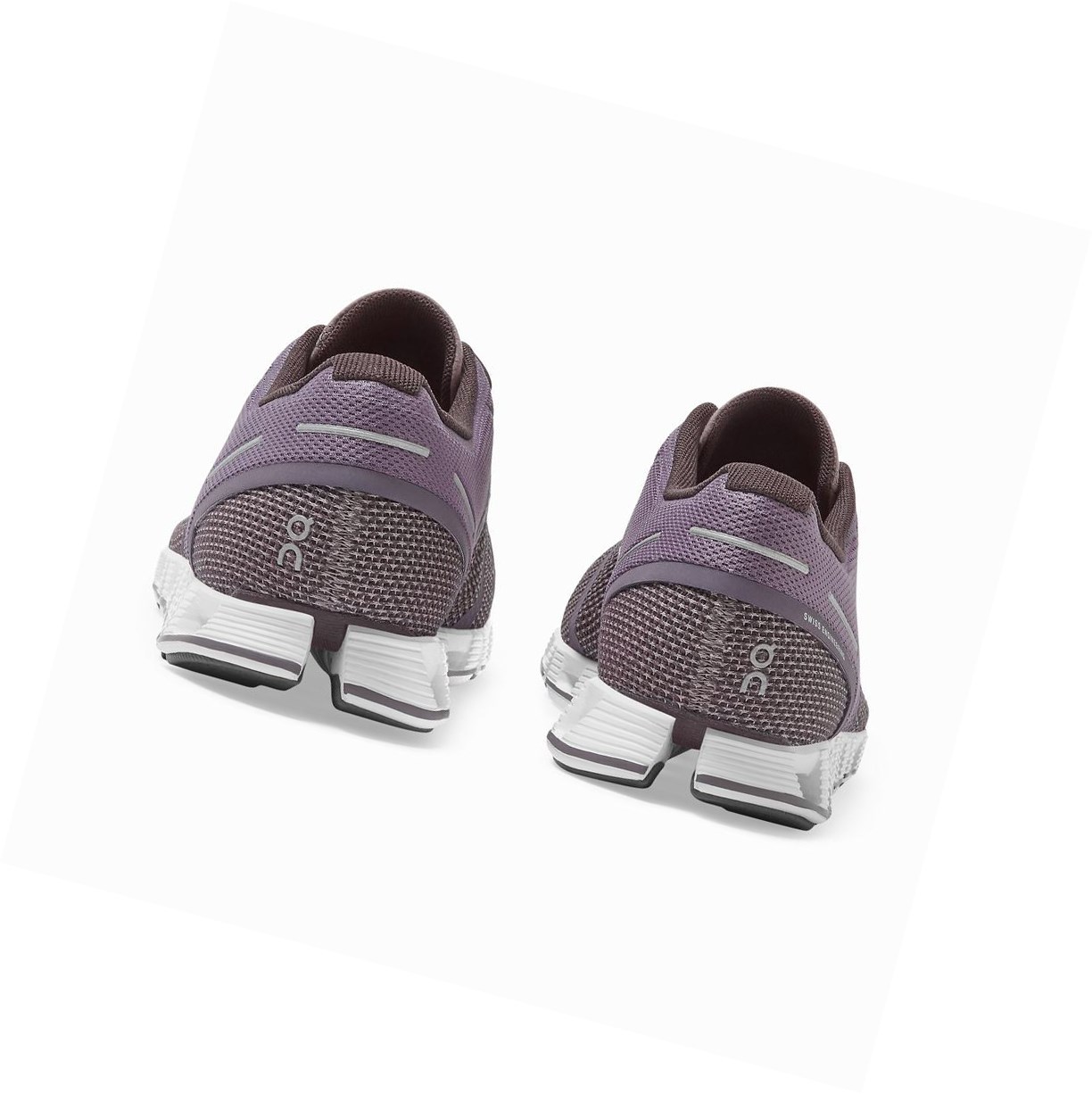 Dark Grey On Cloud Women's Road Running Shoes | 4718IFZLA