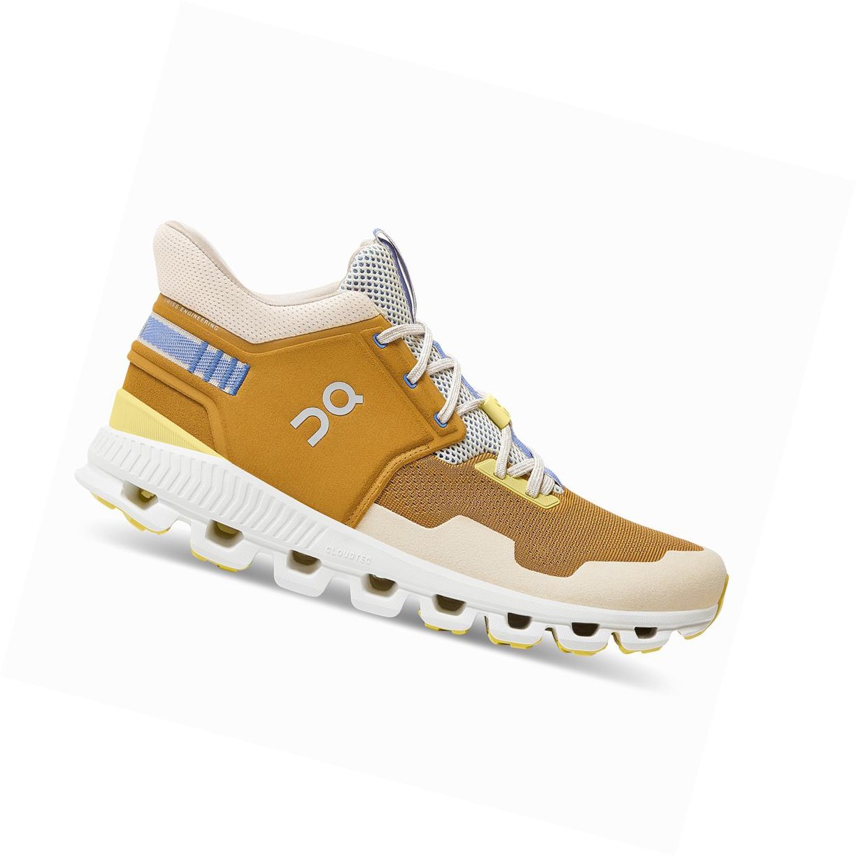 Gold On Cloud Hi Edge Men\'s Sneakers | 1098IPLQS