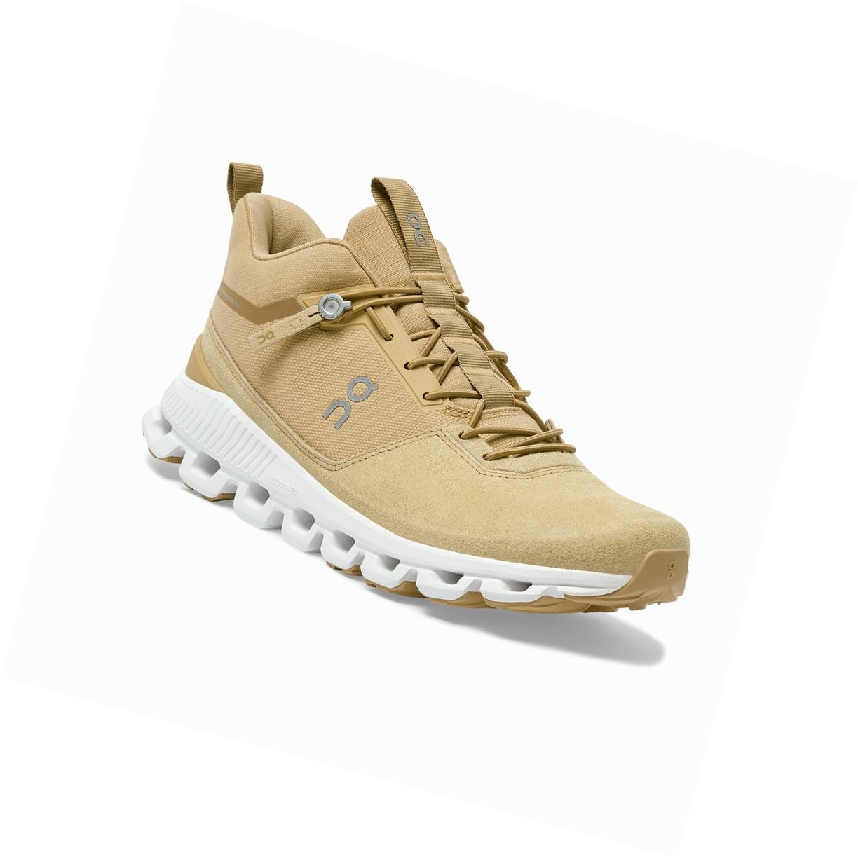 Gold On Cloud Hi Women's Sneakers | 7641SHABL