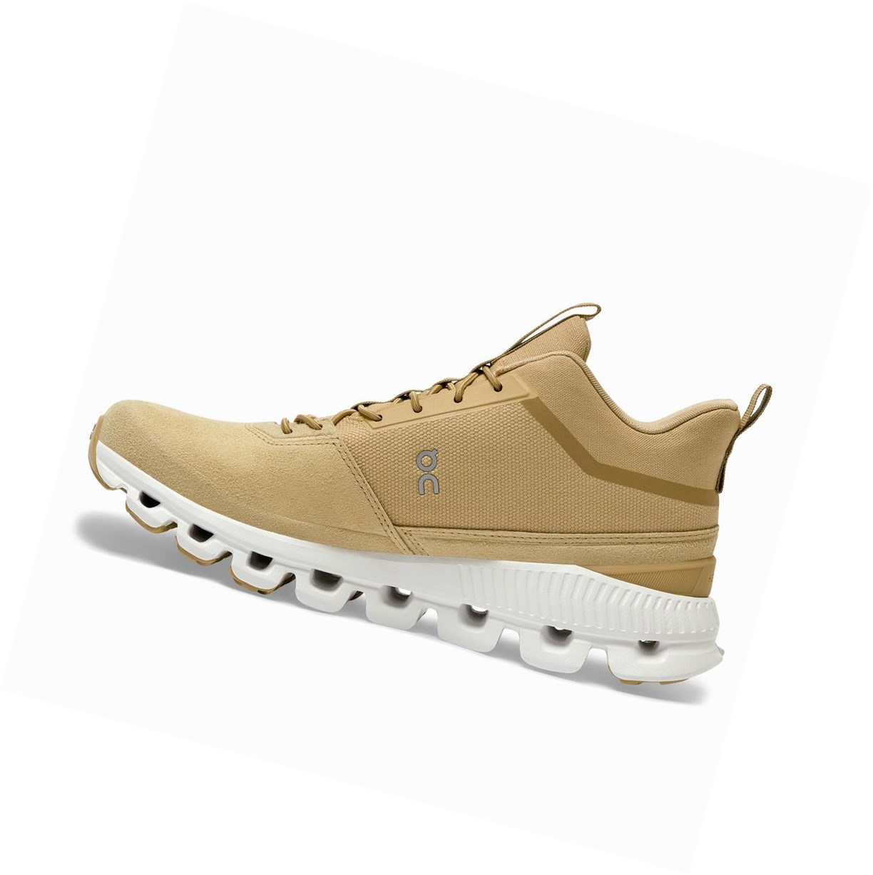 Gold On Cloud Hi Women's Sneakers | 7641SHABL