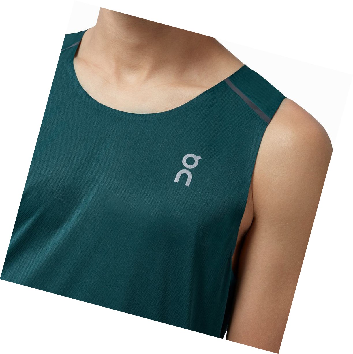 Green / Black On Tank-T Men's Tanks | 6758SCDFI