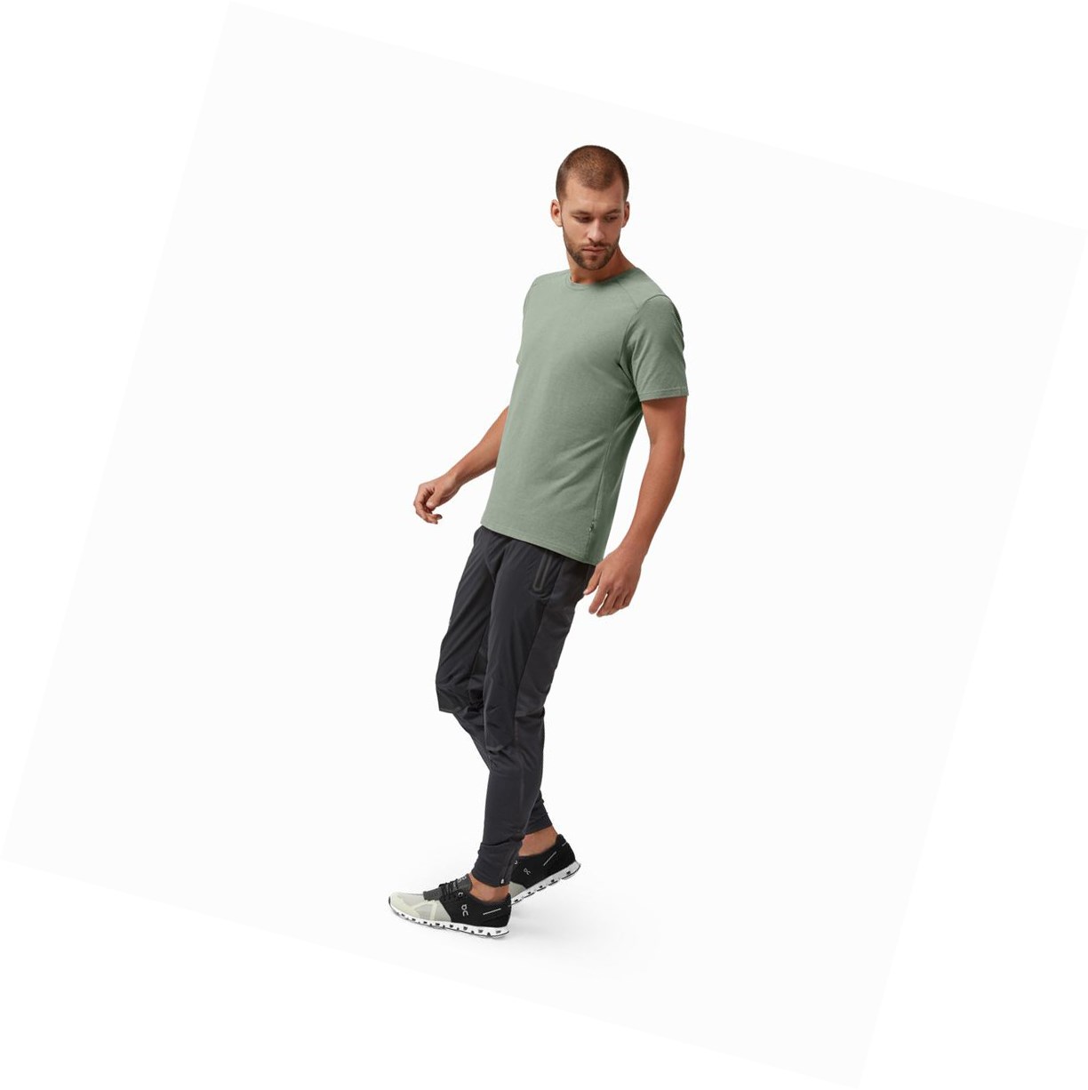 Green On On-T Men's T Shirts | 4690RZMXT