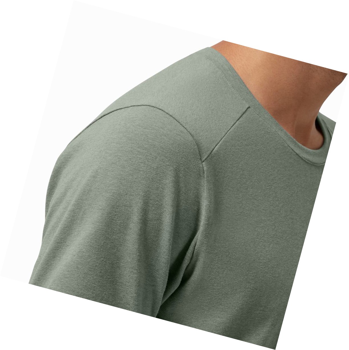 Green On On-T Men's T Shirts | 4690RZMXT