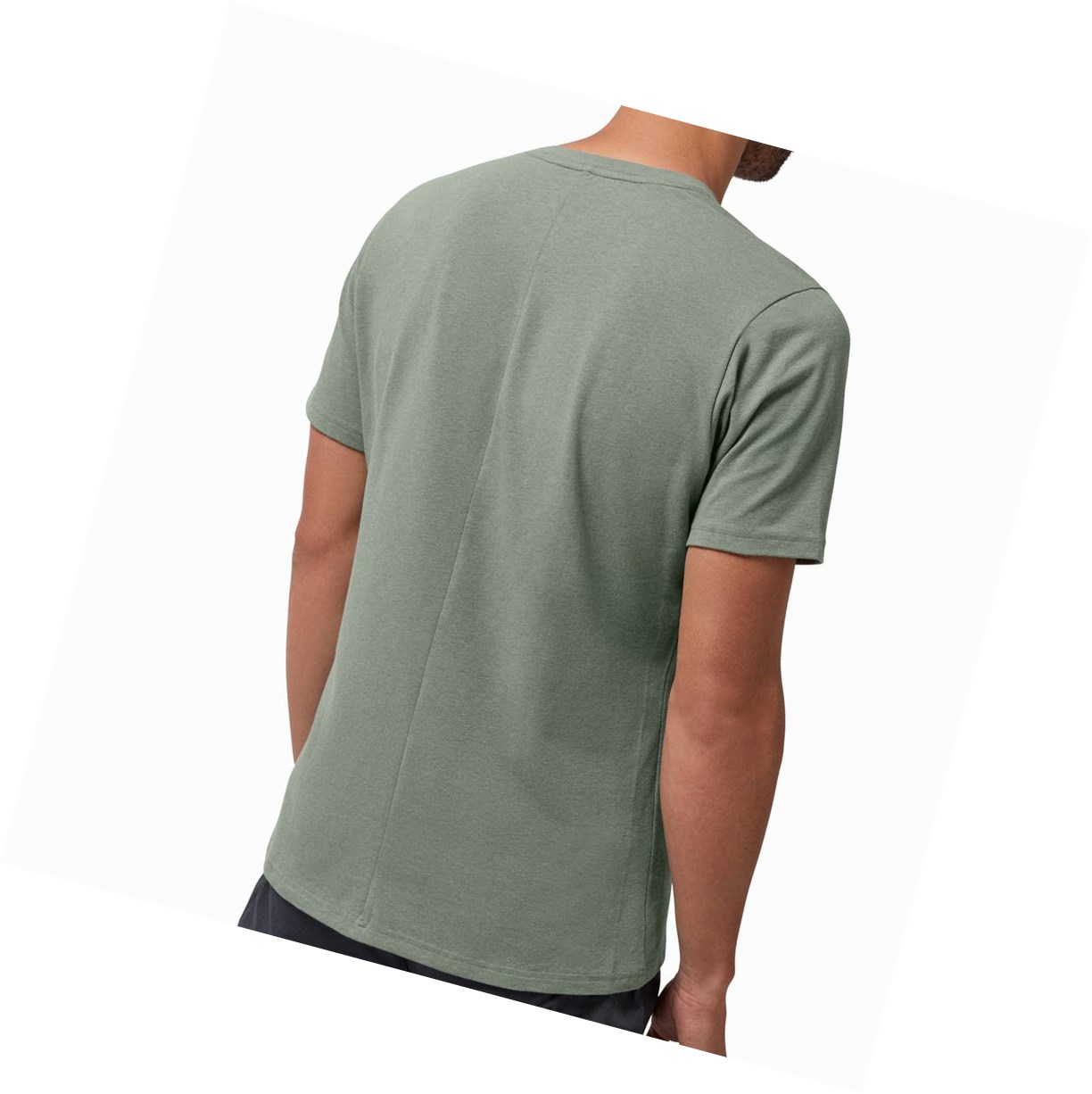 Green On On-T Men's T Shirts | 4690RZMXT