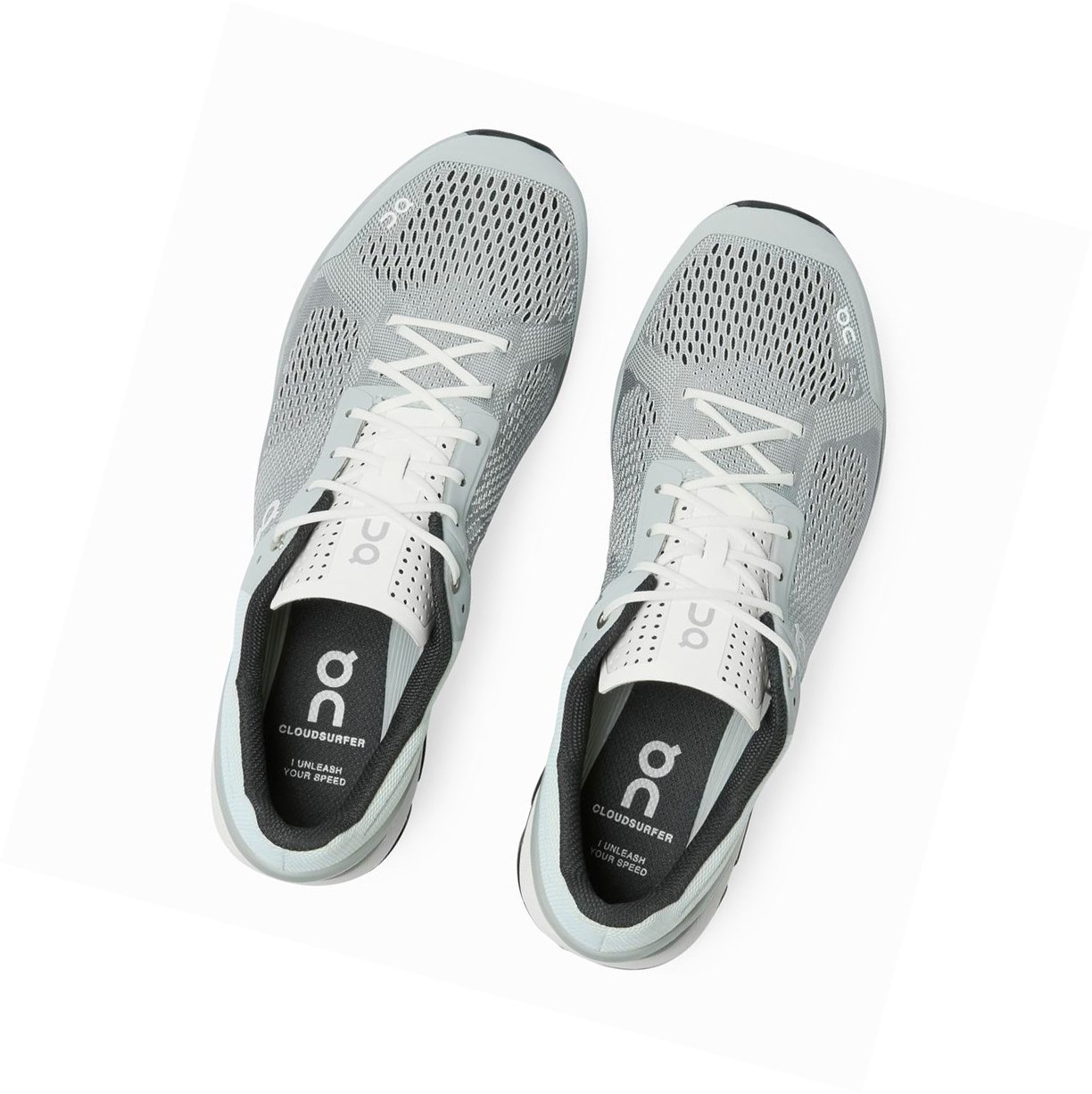 Grey / Black On Cloudsurfer Men's Training Shoes | 0459HFRKE