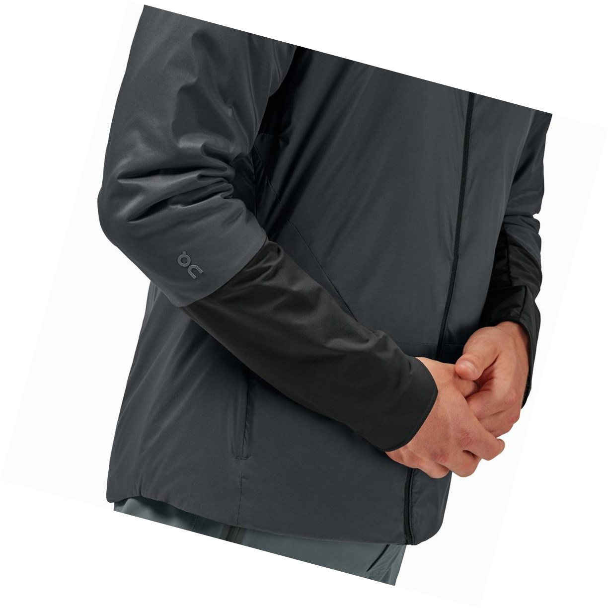 Grey / Black On Insulator Men's Jackets | 0596SYIHK