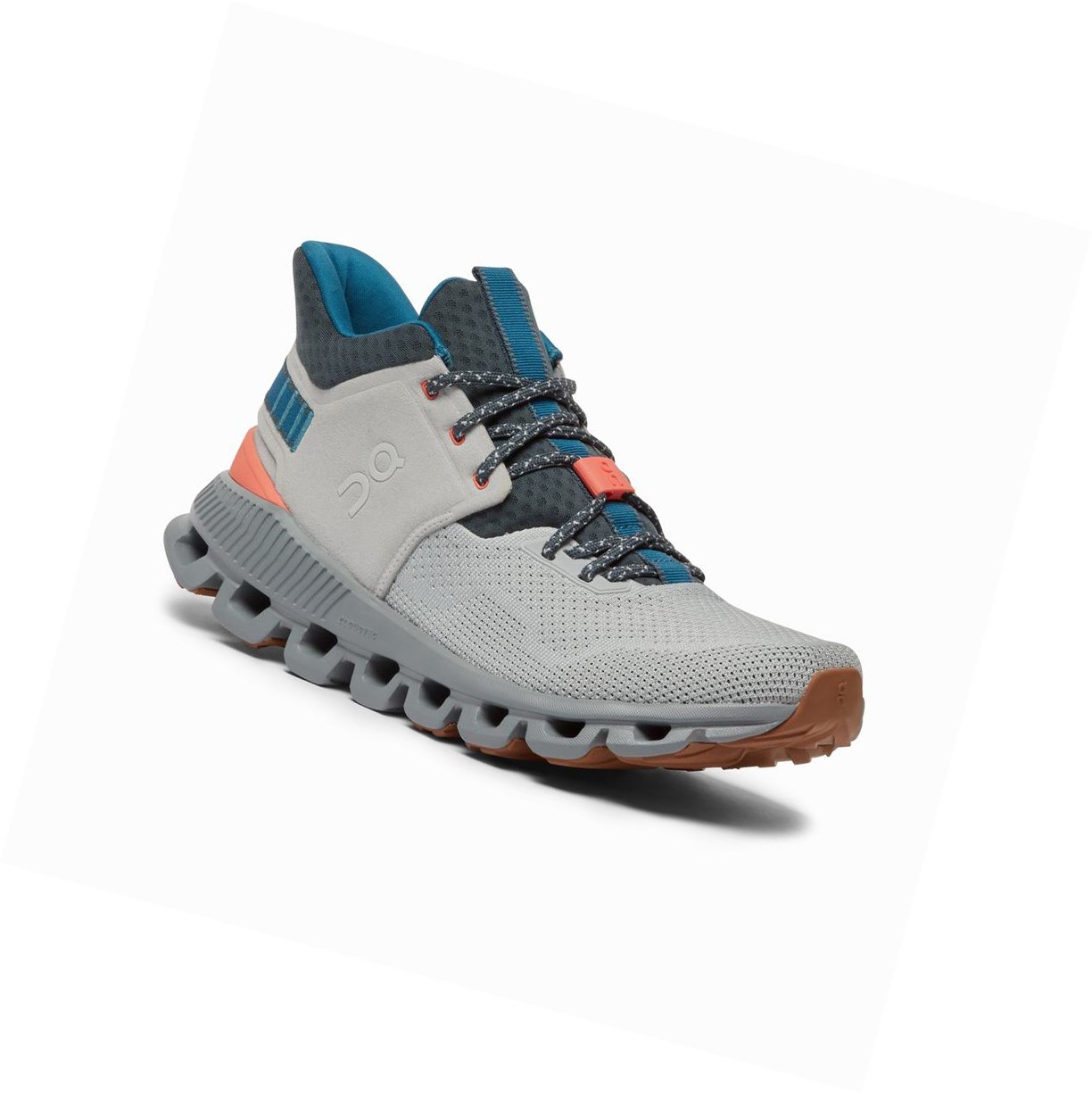 Grey On Cloud Hi Edge Women's Sneakers | 2798SBYHT