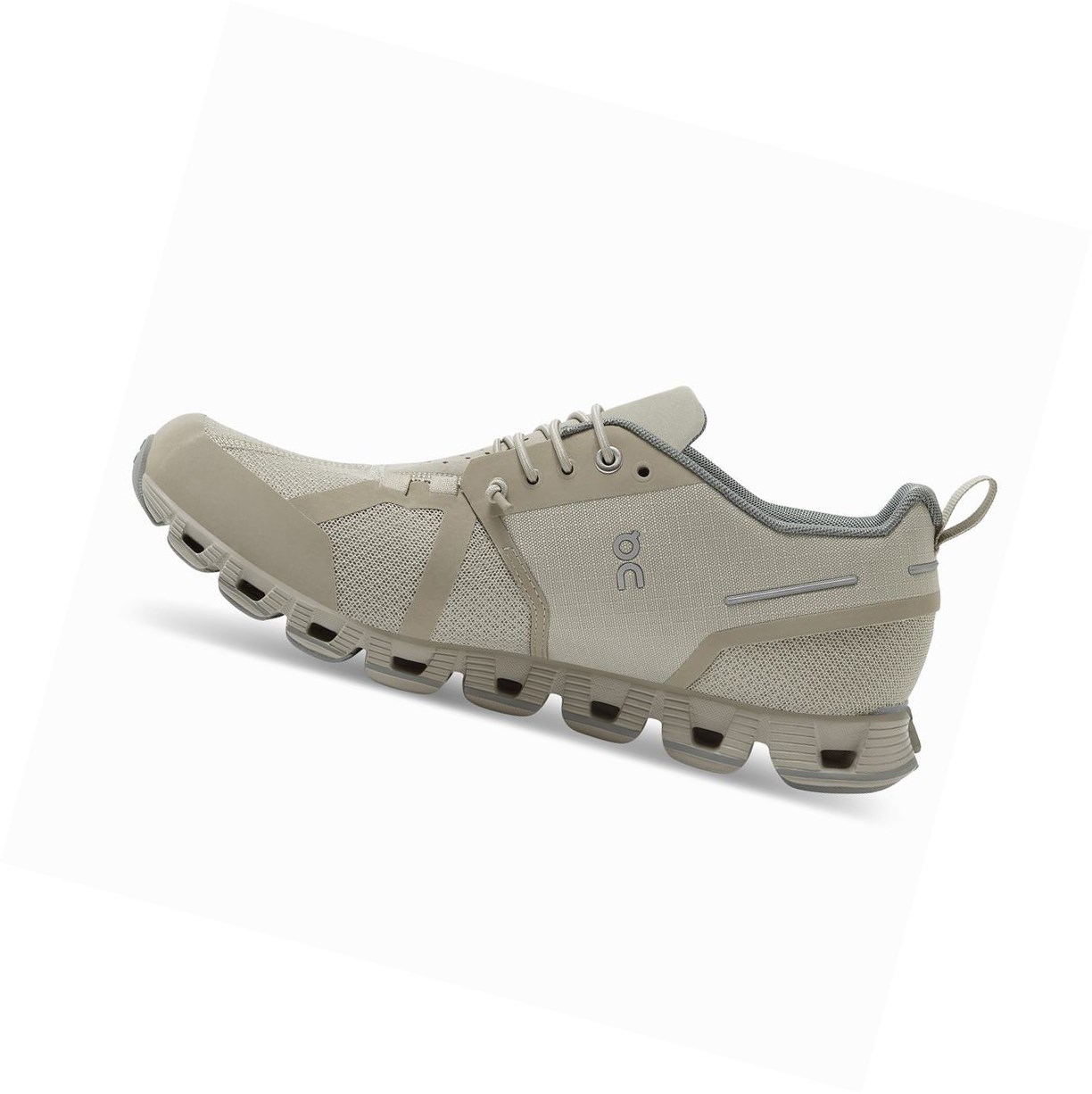 Grey On Cloud Waterproof Women's Road Running Shoes | 7916FNHQW