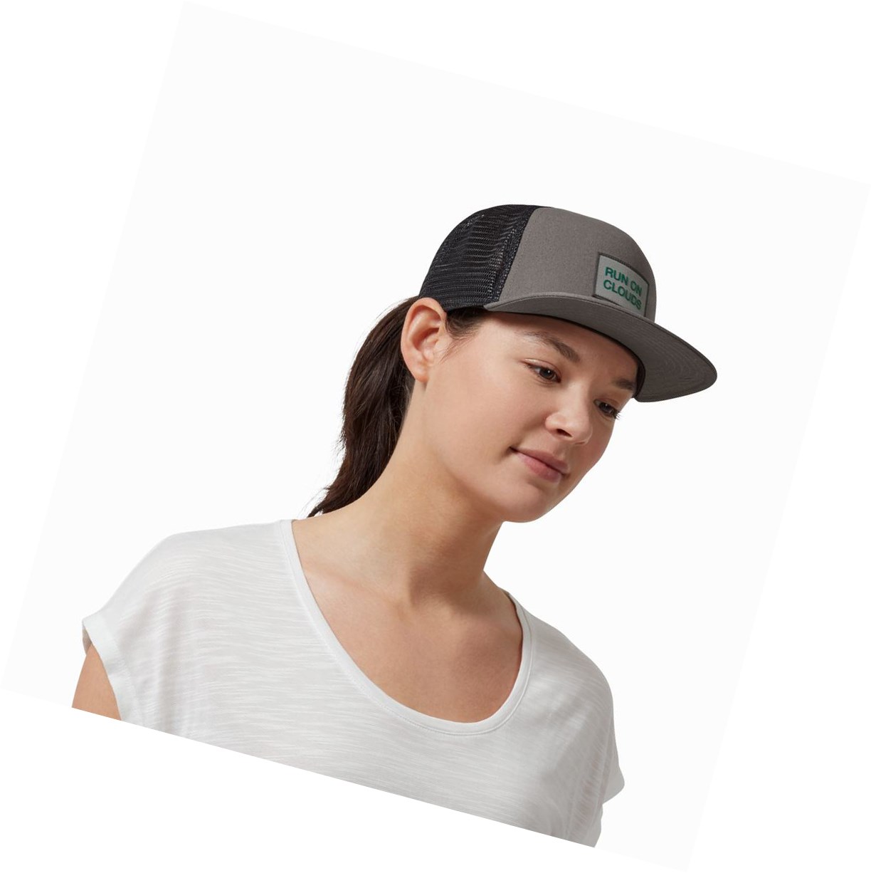 Grey On Crew Men's Hats | 9234QYJEZ