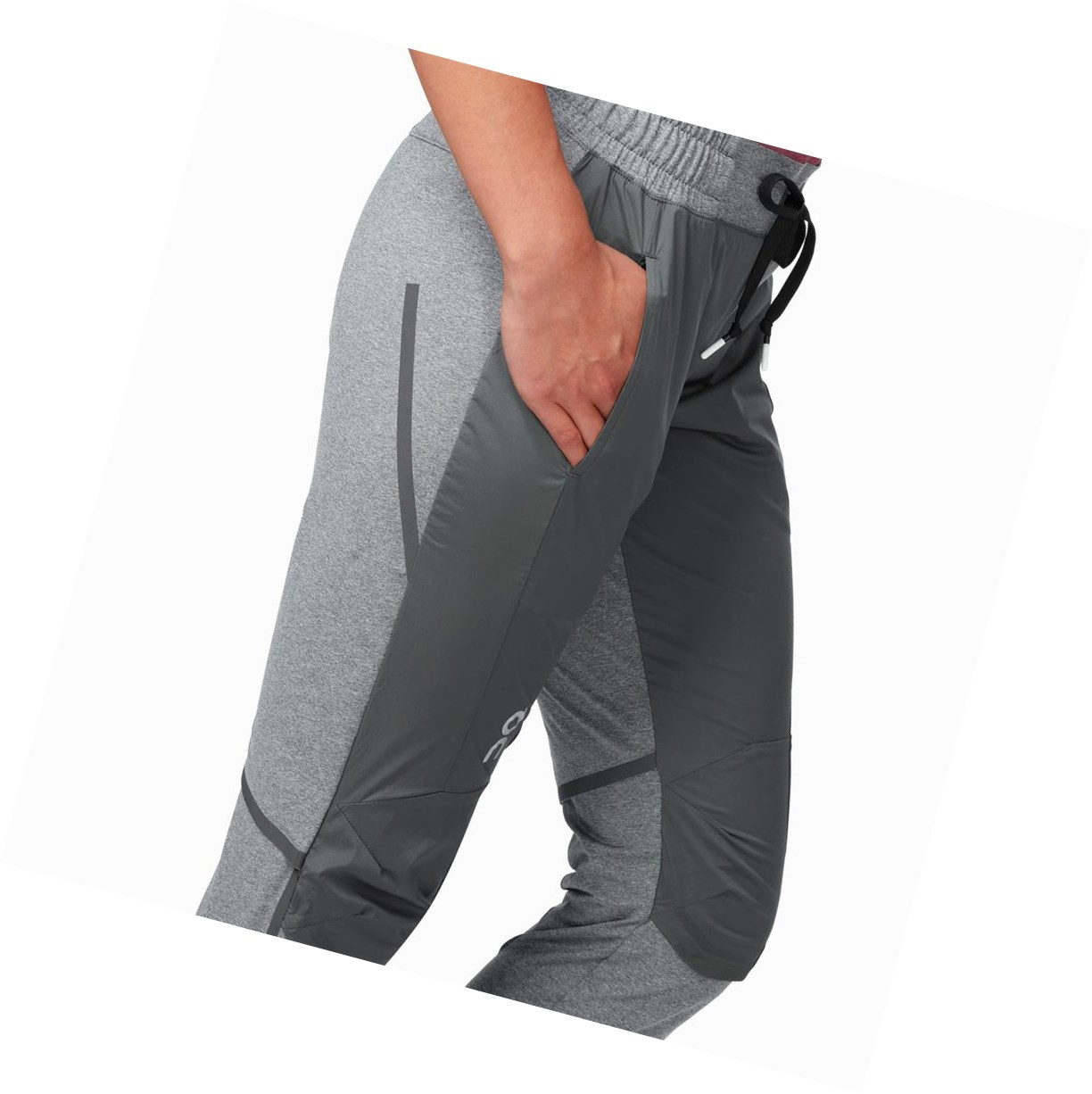 Grey On Running Women's Running Pants | 9807GCARD