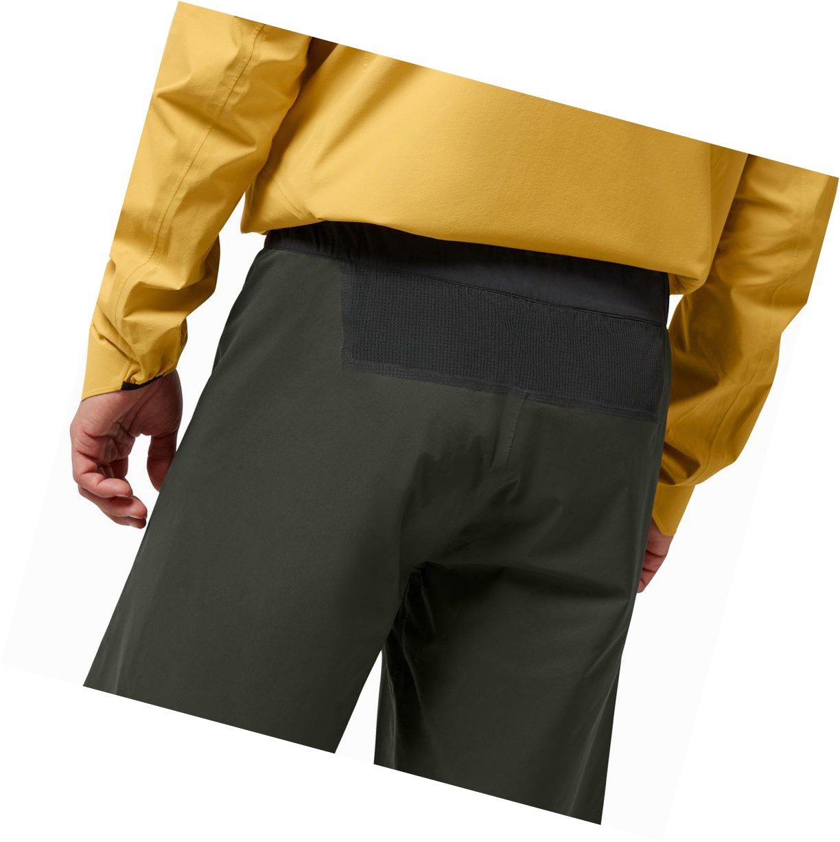 Grey On Waterproof Men's Running Shorts | 8630XFJTS