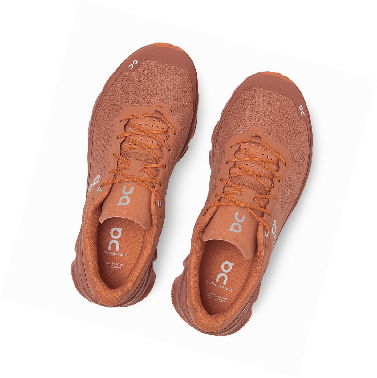 Grey / Orange On Cloudventure Women's Trail Running Shoes | 6071VXUCE