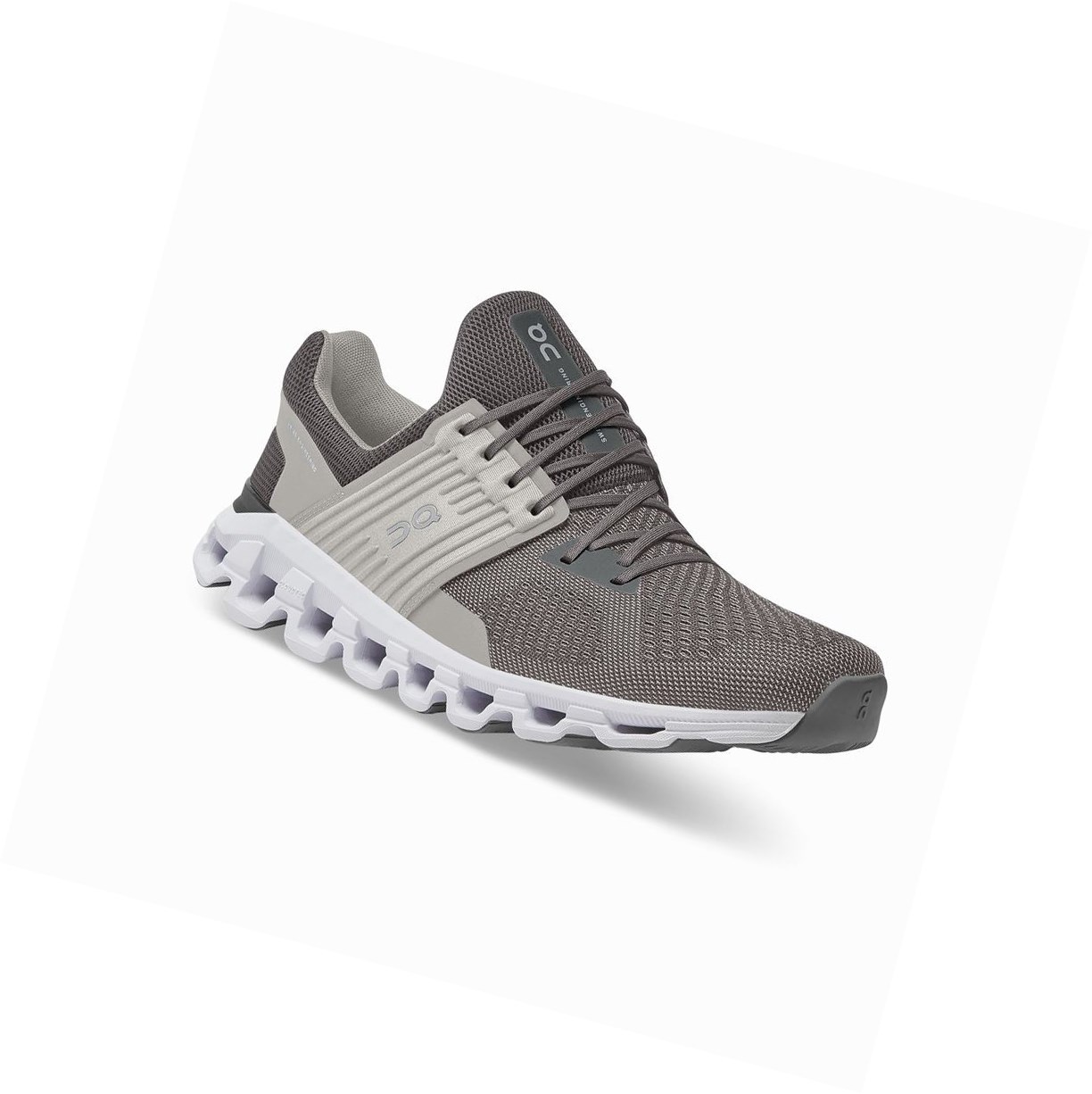 Grey / beige On Cloudswift Men's Road Running Shoes | 7528WOPHX