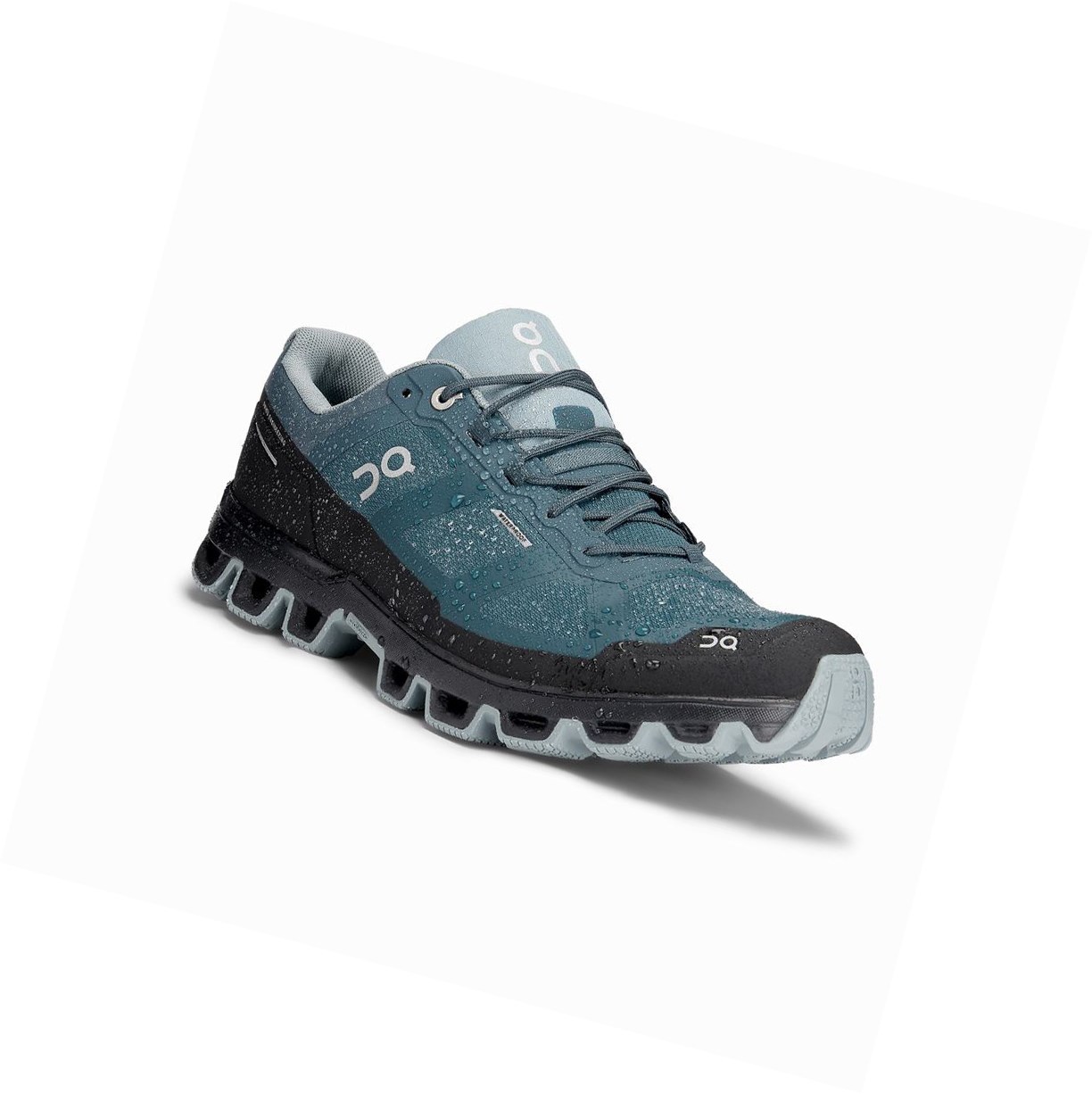 Light Blue On Cloudventure Waterproof Men's Trail Running Shoes | 2034QULKZ