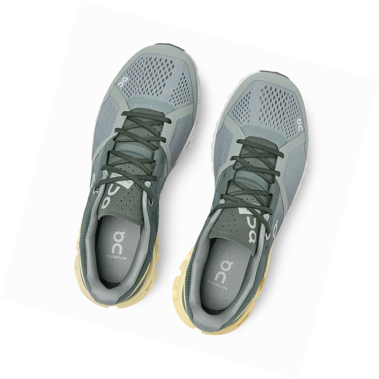 Light Green On Cloudflow Women's Road Running Shoes | 2105CGHNA