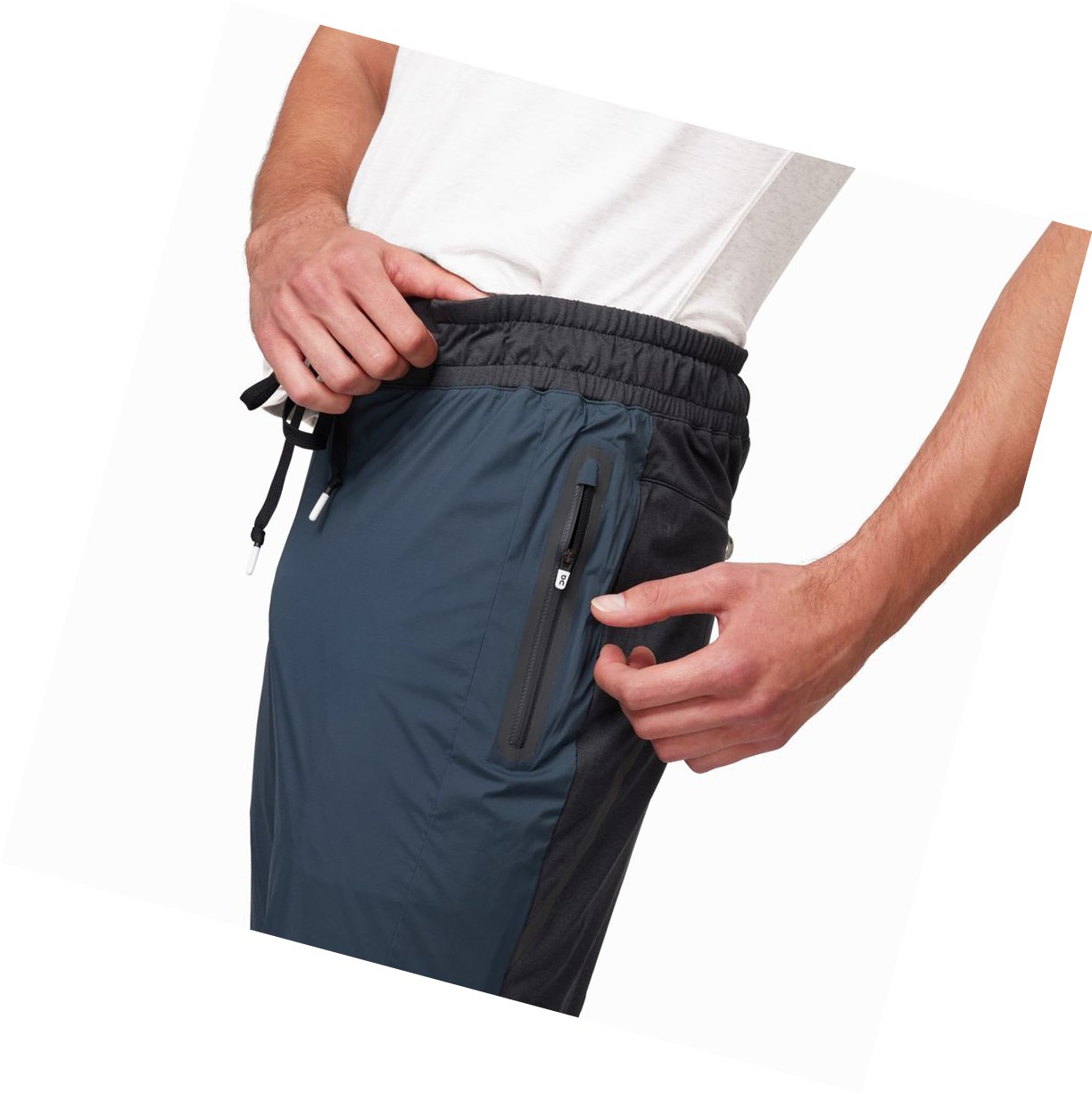 Navy / Black On Running Men's Running Pants | 5730MPOFV