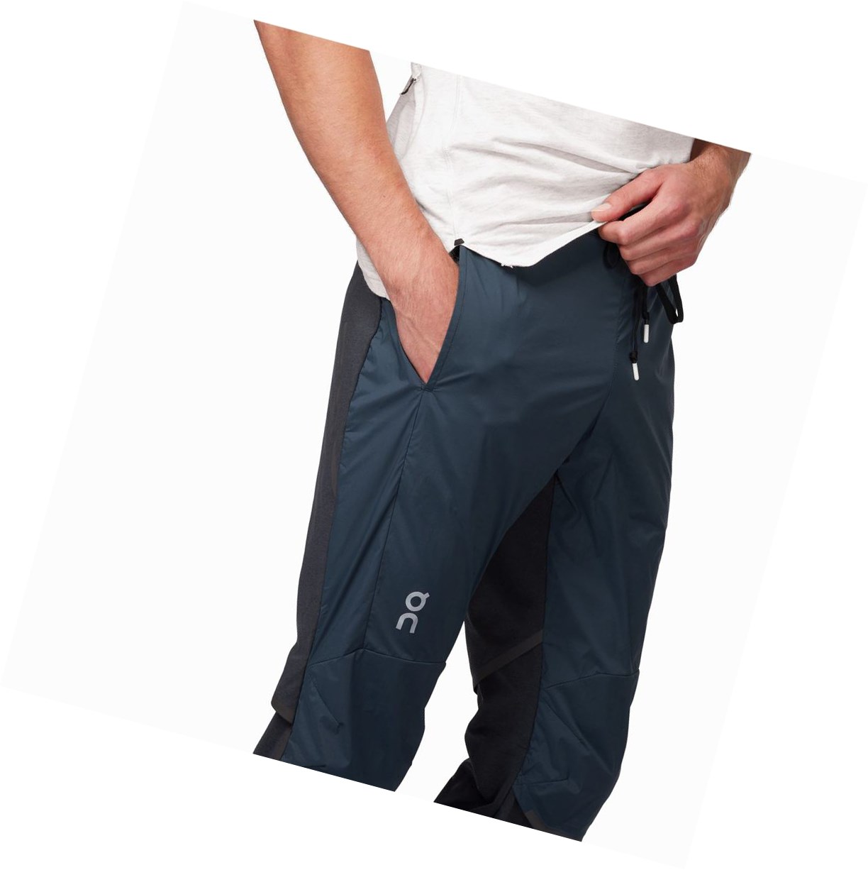 Navy / Black On Running Men's Running Pants | 5730MPOFV