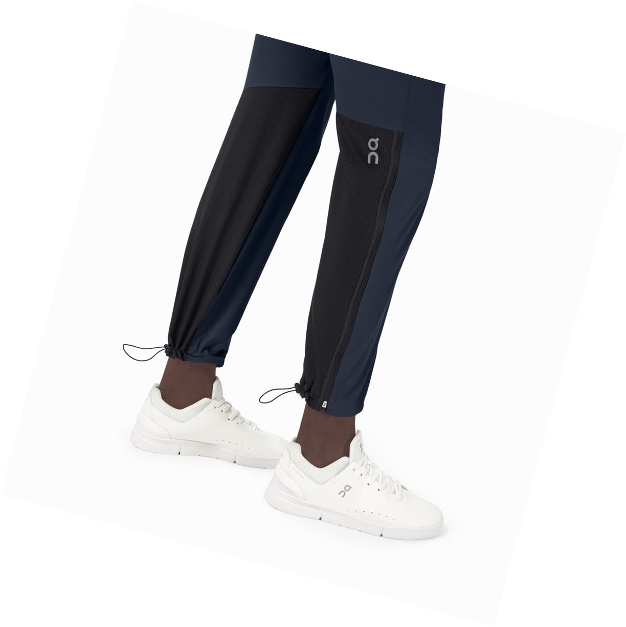 Navy / Black On Track Men's Track Pants | 4176CDTUP