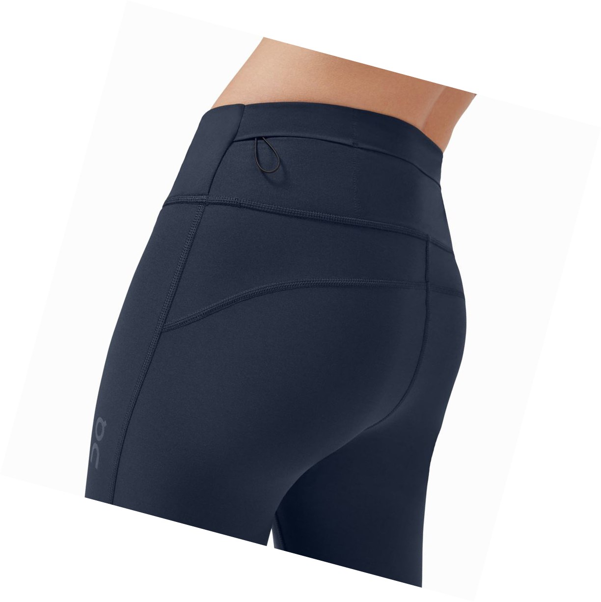 Navy On Active Women's Running Tights | 1986PAQBI