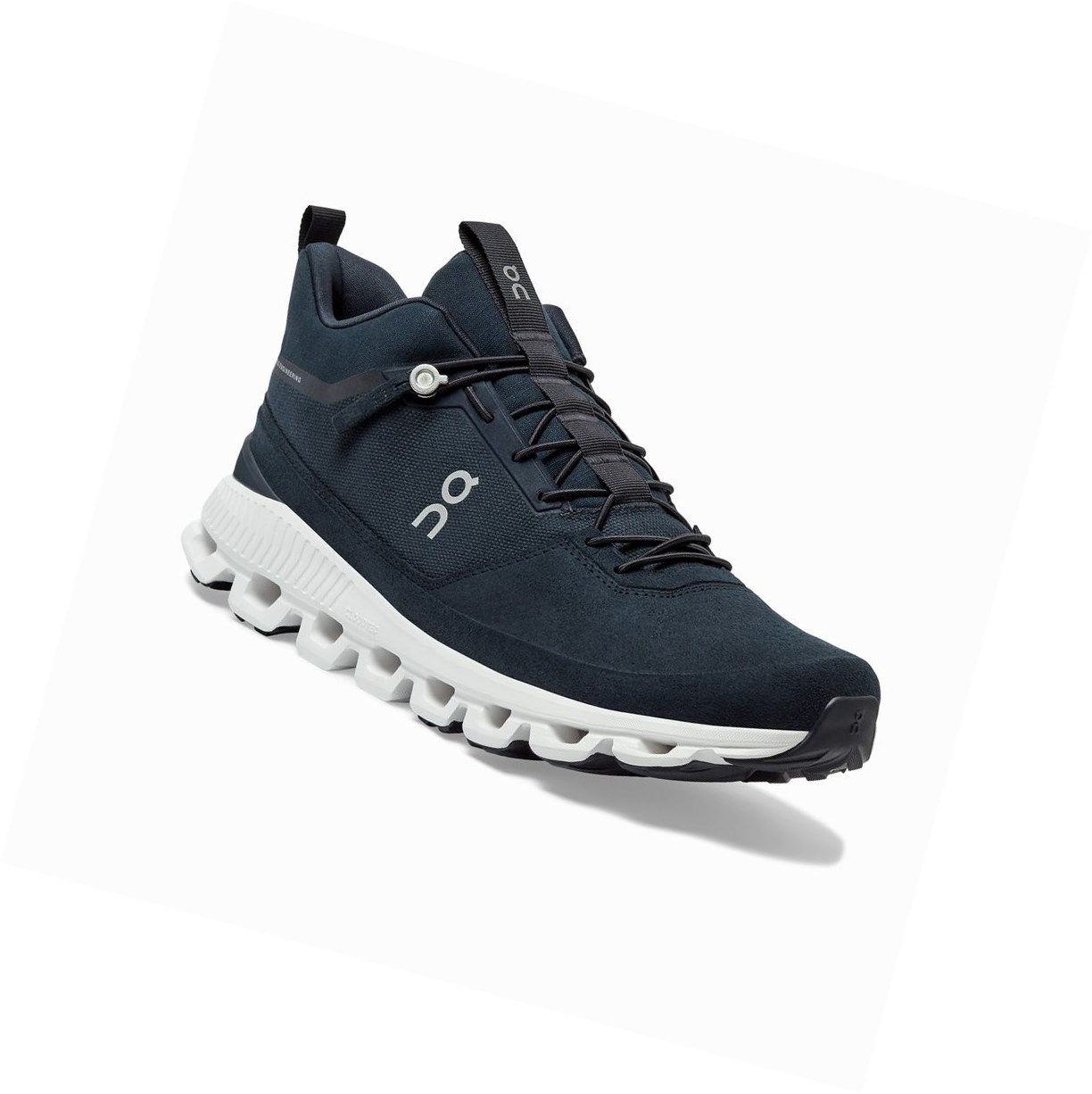 Navy On Cloud Hi Men's Sneakers | 6291QBRWP