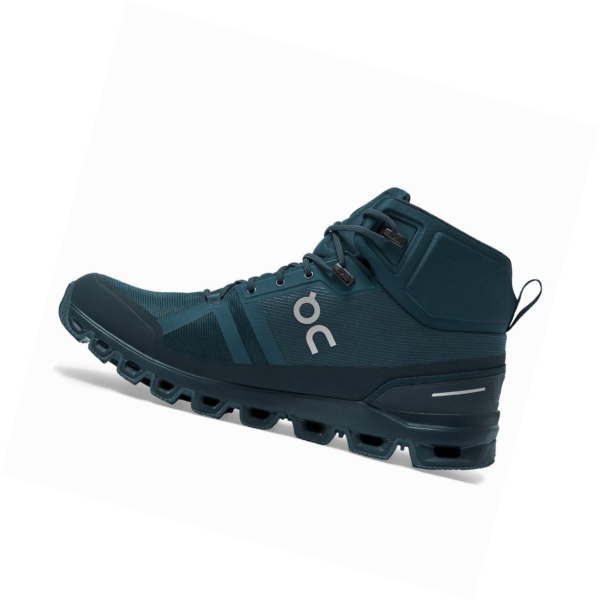 Navy On Cloudrock Waterproof Men's Hiking Shoes | 0245LIJYU