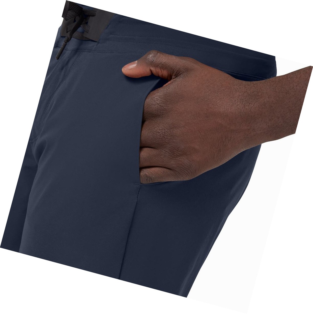 Navy On Hybrid Men's Running Shorts | 5081QKUMG