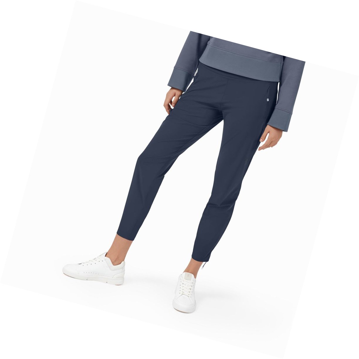 Navy On Lightweight Women\'s Running Pants | 4362IDMST