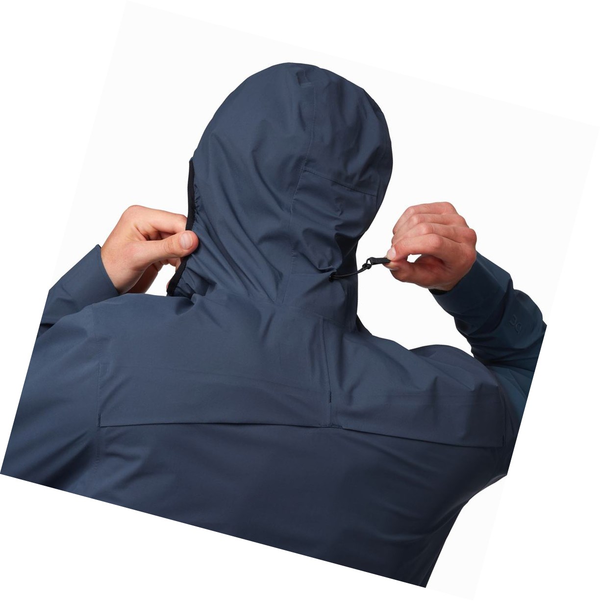 Navy On Waterproof Anorak Men's Jackets | 4917UHKWF