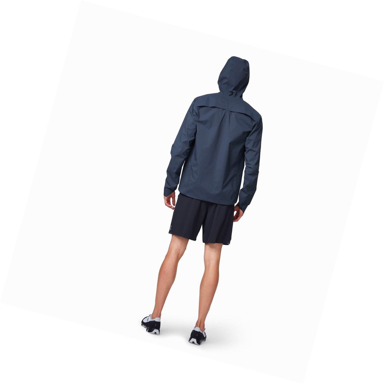 Navy On Waterproof Anorak Men's Jackets | 4917UHKWF