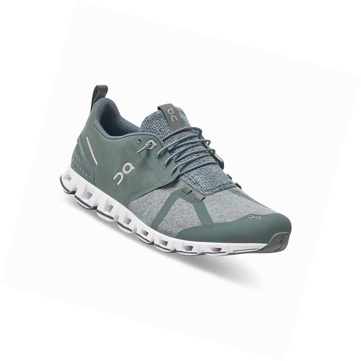 Olive On Cloud Terry Men's Road Running Shoes | 9504MXQNH