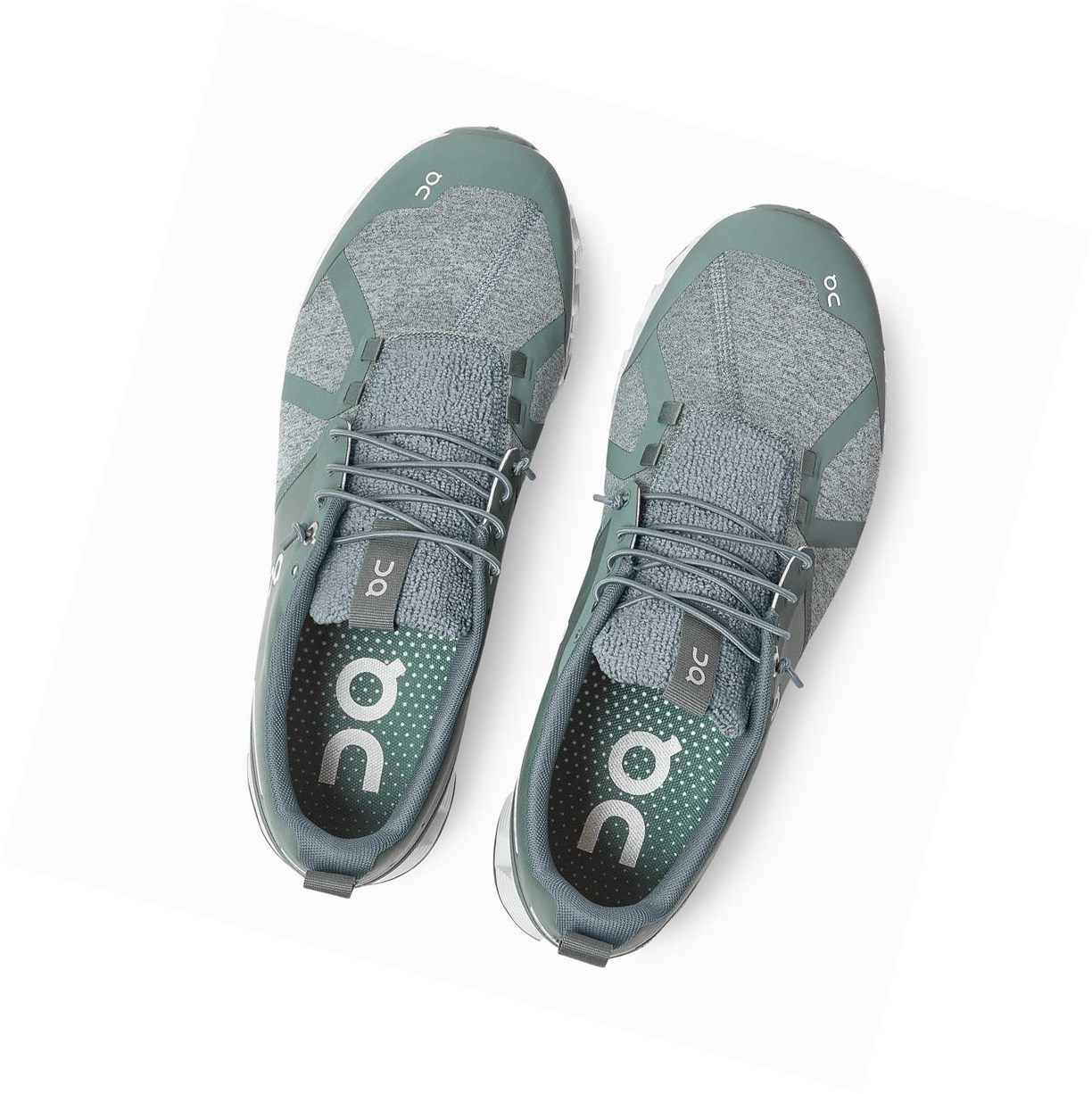 Olive On Cloud Terry Men's Road Running Shoes | 9504MXQNH