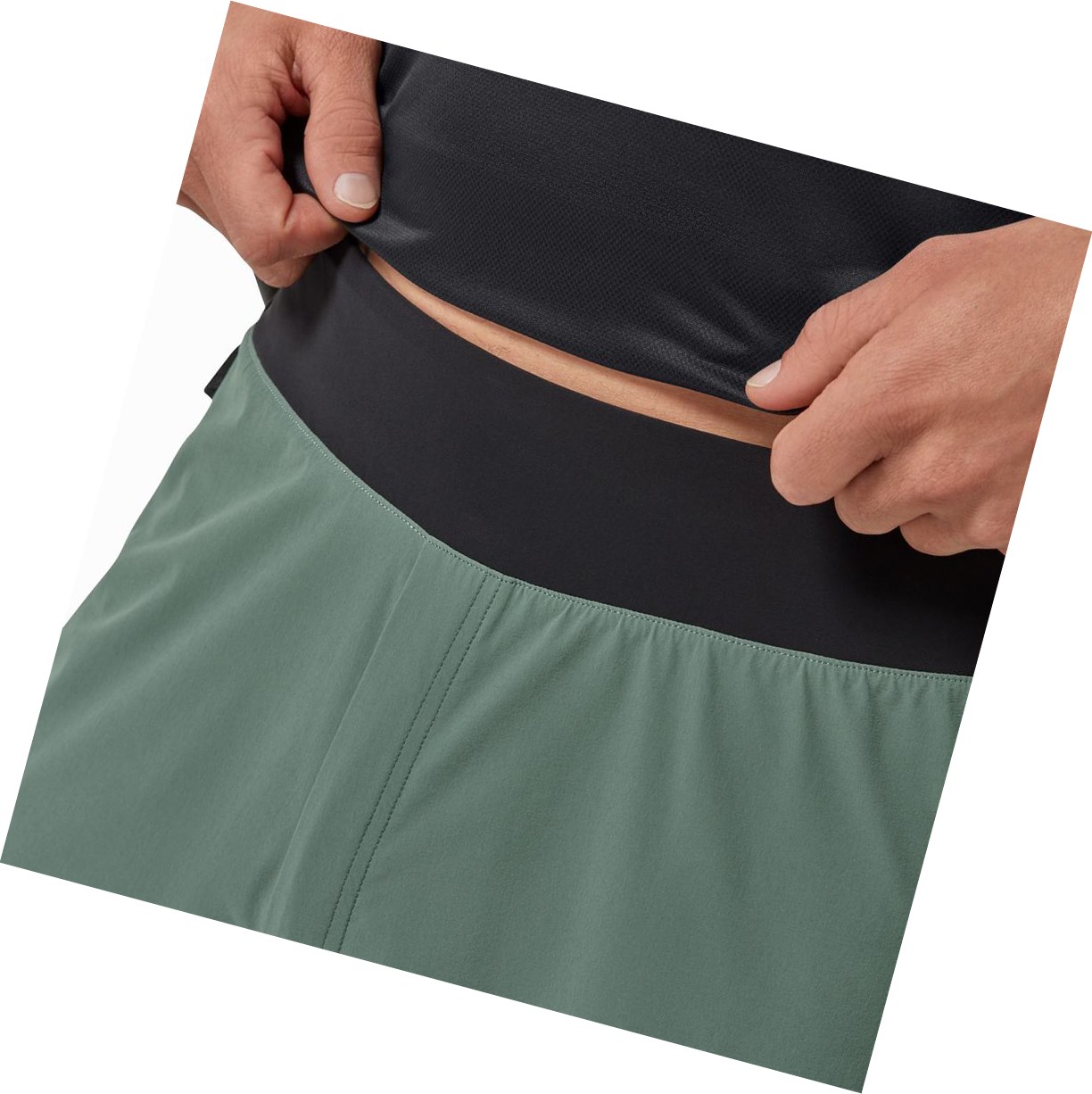 Olive On Lightweight Men's Running Shorts | 9352PBGRU