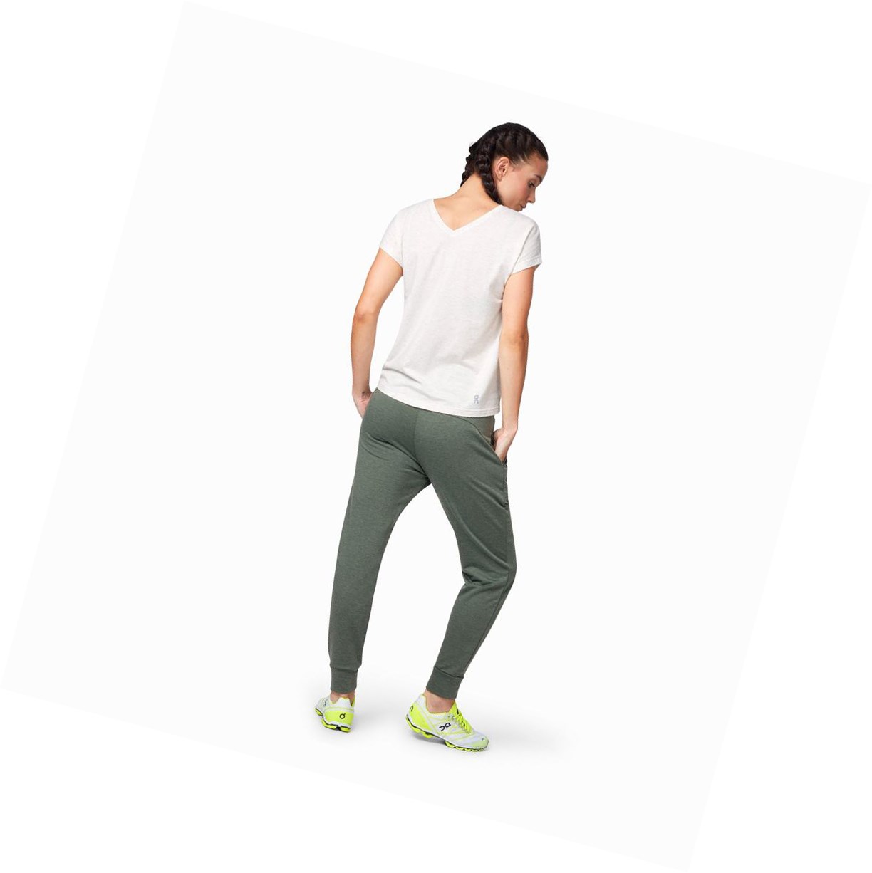 Olive On Sweat Women's Sweatpants | 6324SAUFQ