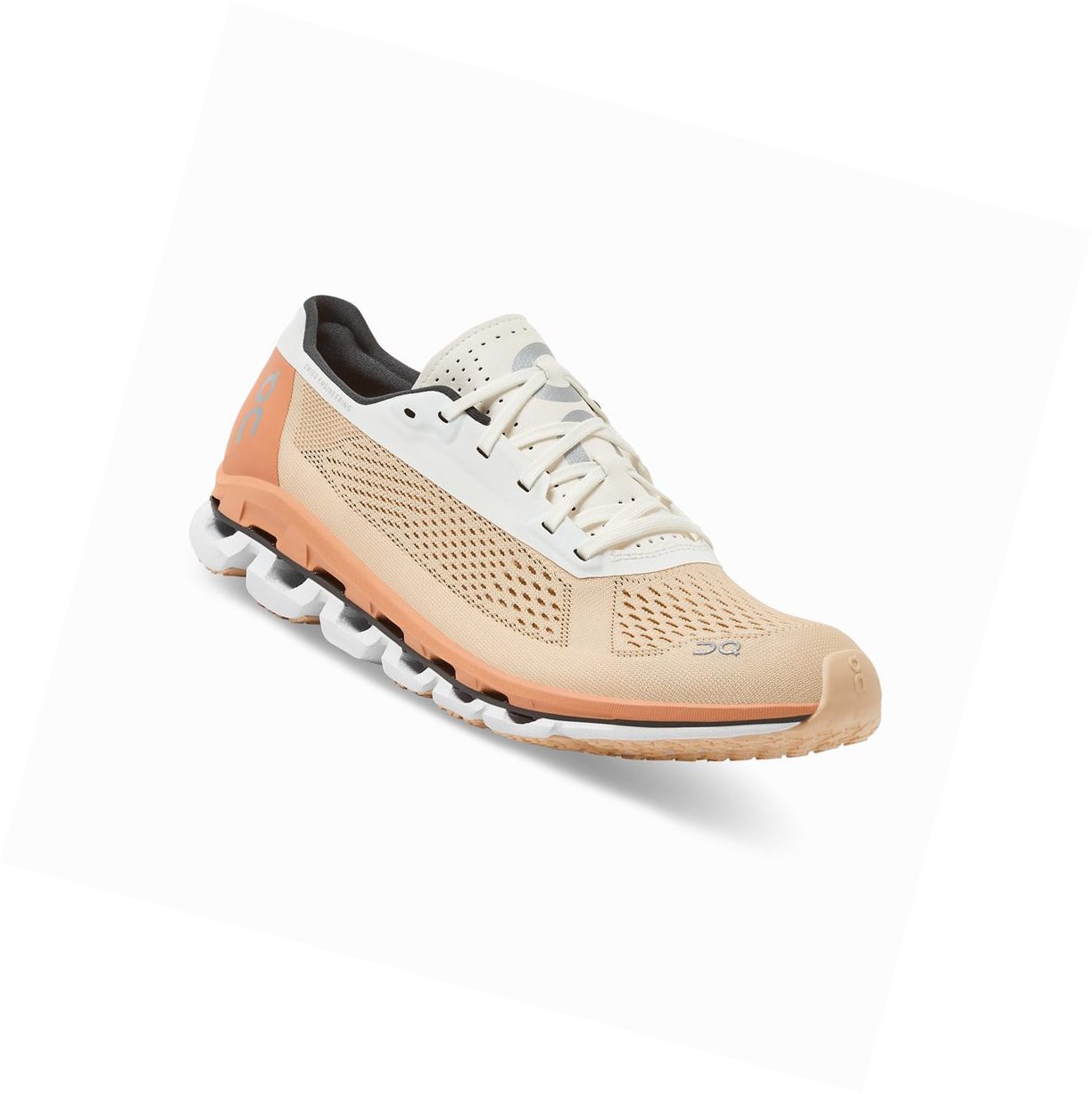 Orange / Brown Rose On Cloudboom Women's Road Running Shoes | 4351AESYR