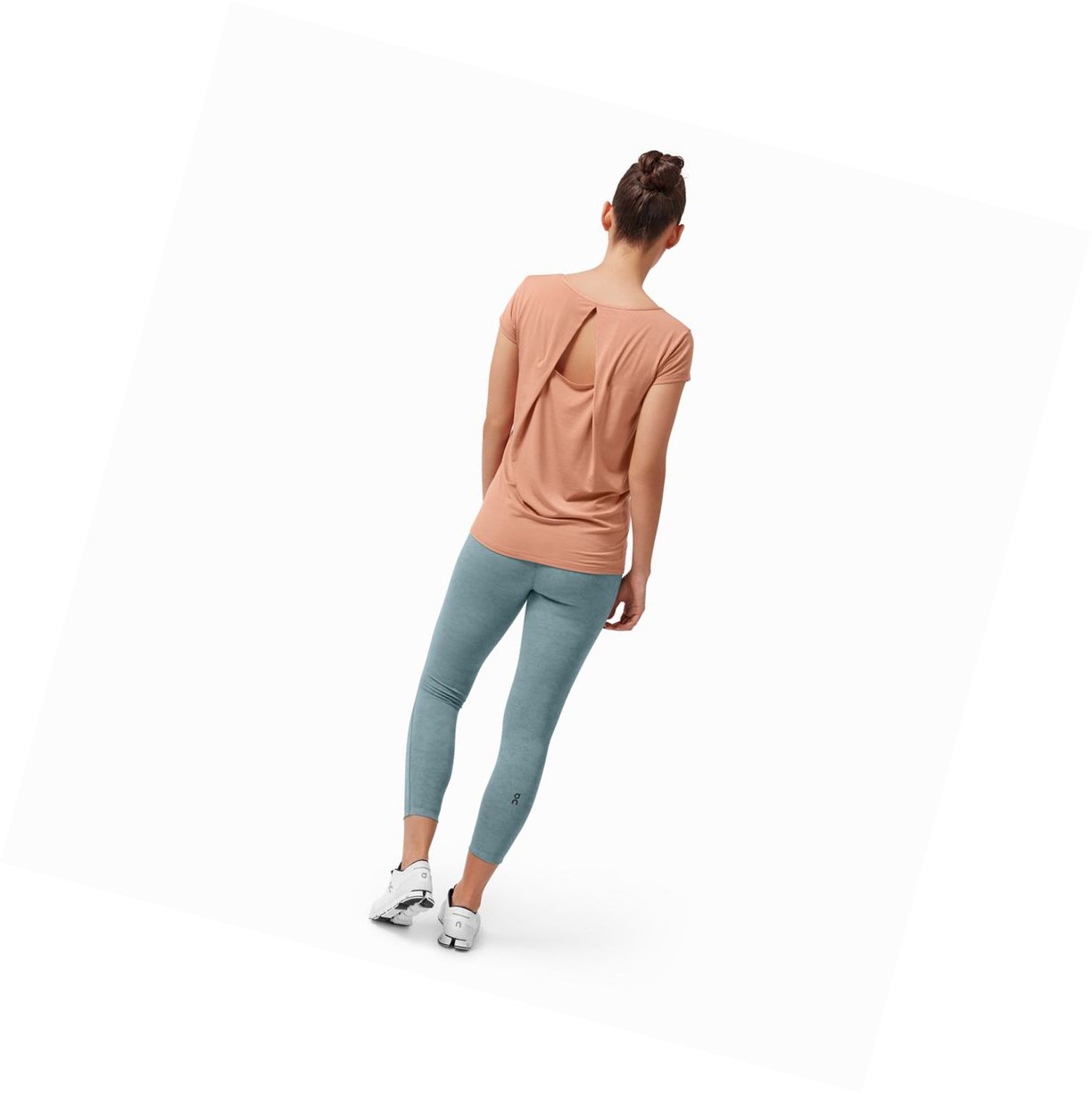 Orange On Active-T Breathe Women's T Shirts | 1287CSHUW