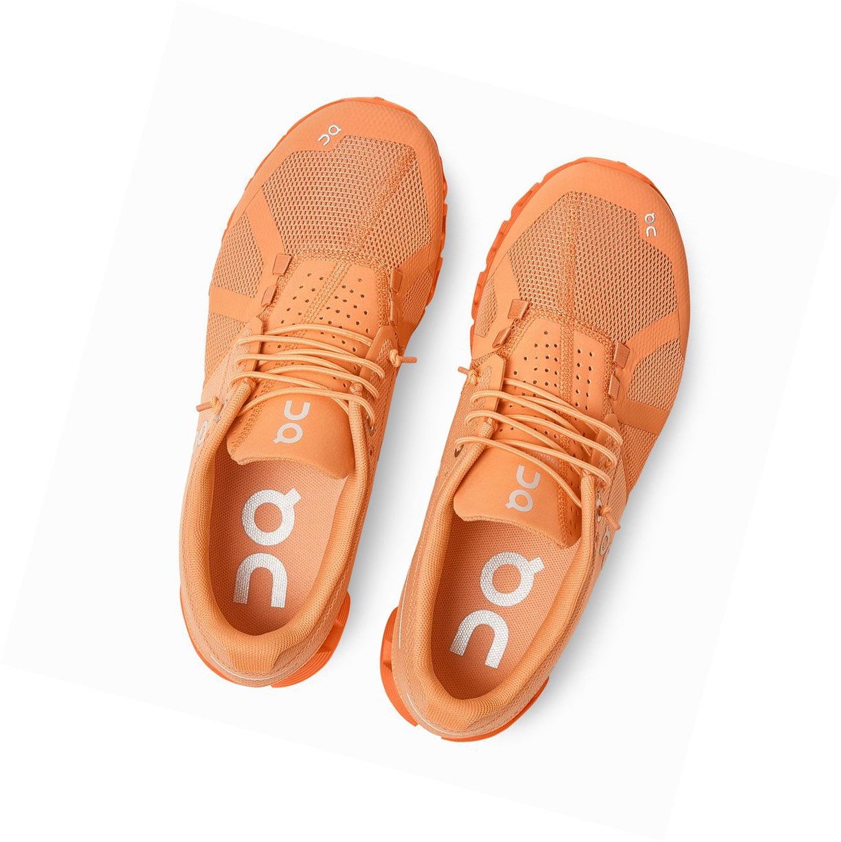 Orange On Cloud Monochrome Women's Road Running Shoes | 9853BKYJA