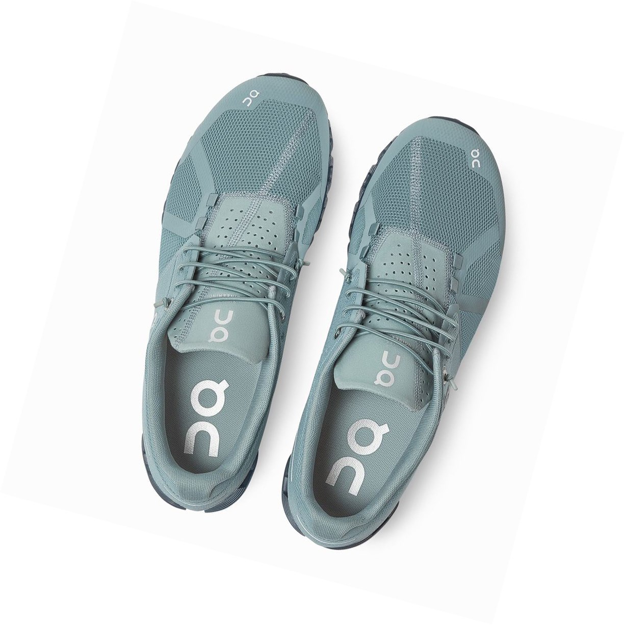 Peacock On Cloud Monochrome Men's Road Running Shoes | 8640HQZEK