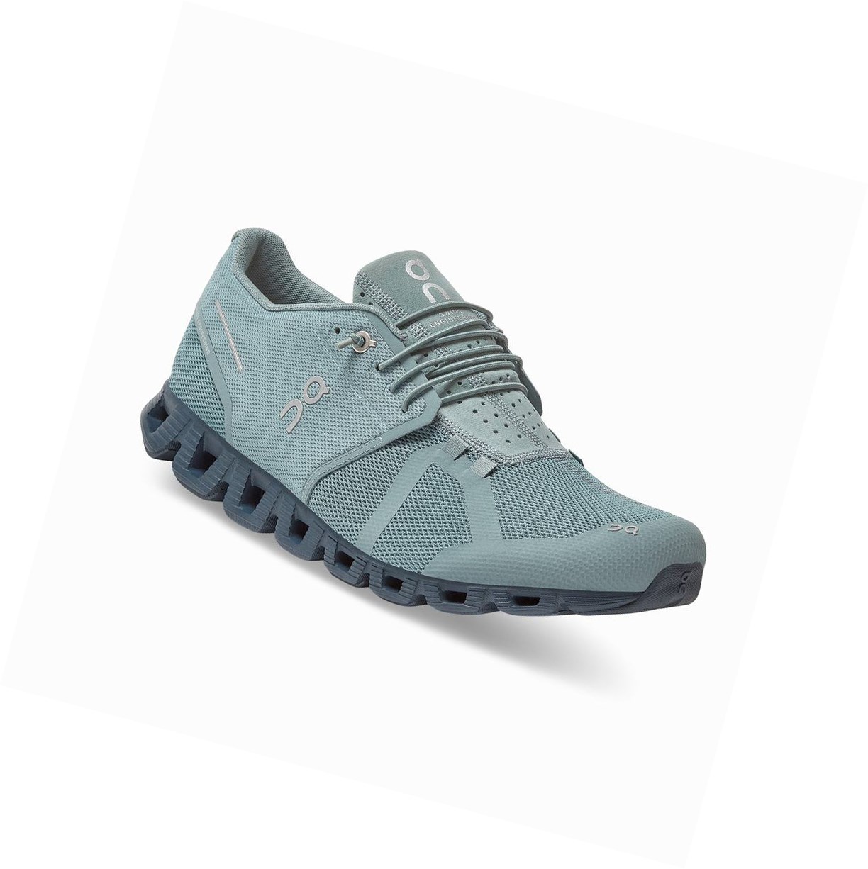 Peacock On Cloud Monochrome Men's Road Running Shoes | 8640HQZEK