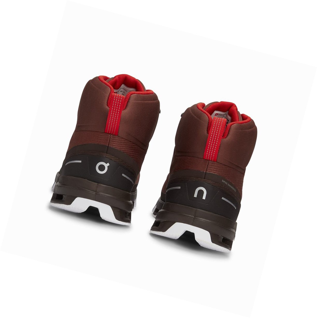 Red On Cloudrock Waterproof Men's Hiking Shoes | 7510VOETK