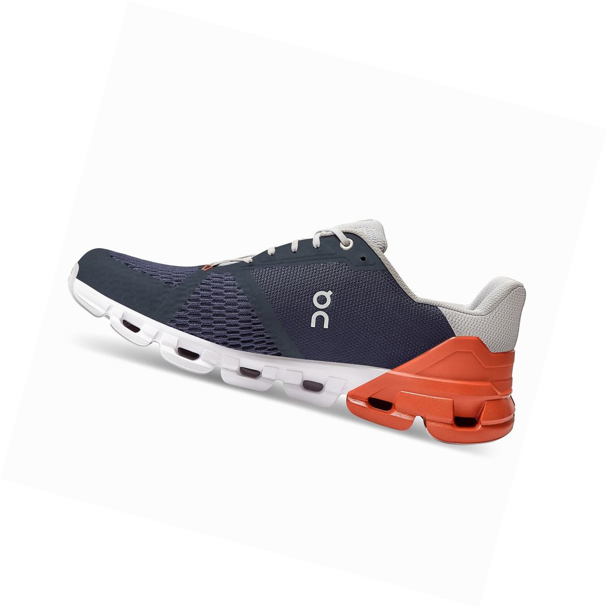 Royal / Grey On Cloudflyer Men's Road Running Shoes | 4910VXZRA