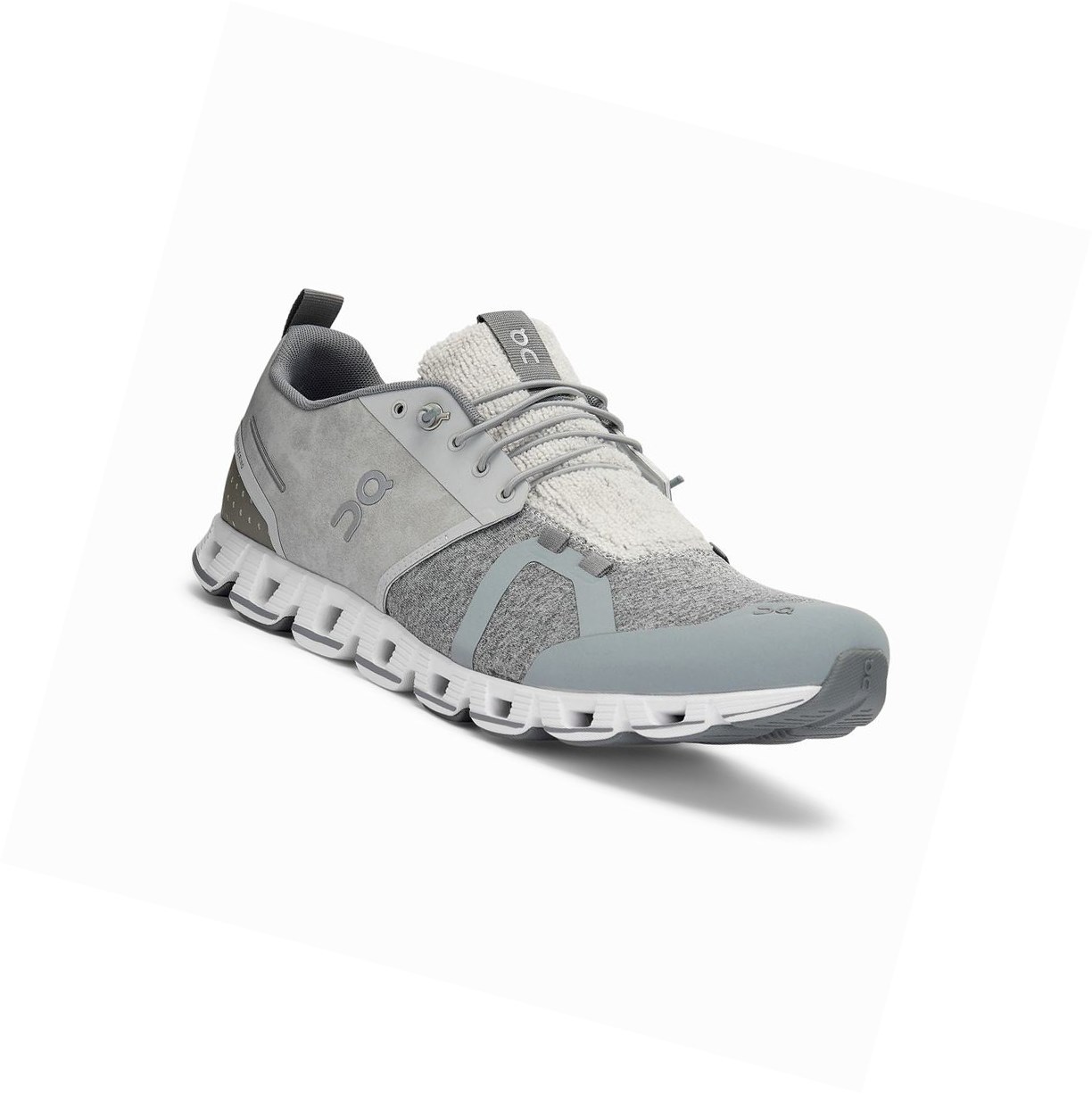 Silver On Cloud Terry Men's Road Running Shoes | 2145UNROL